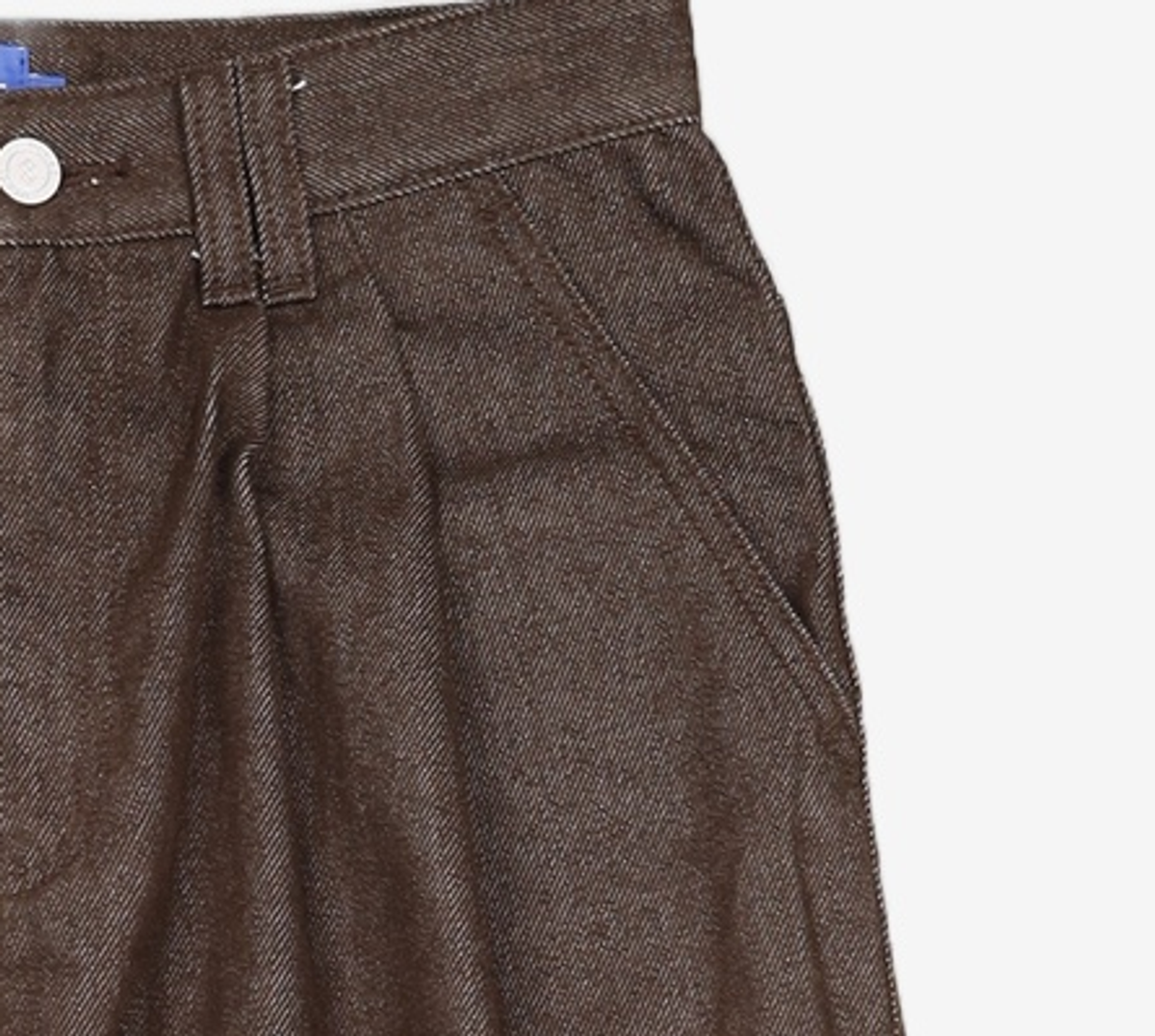 데케트(DECET) Dawn 2Pleats Wide Jeans DCPT007CPBrown 28
