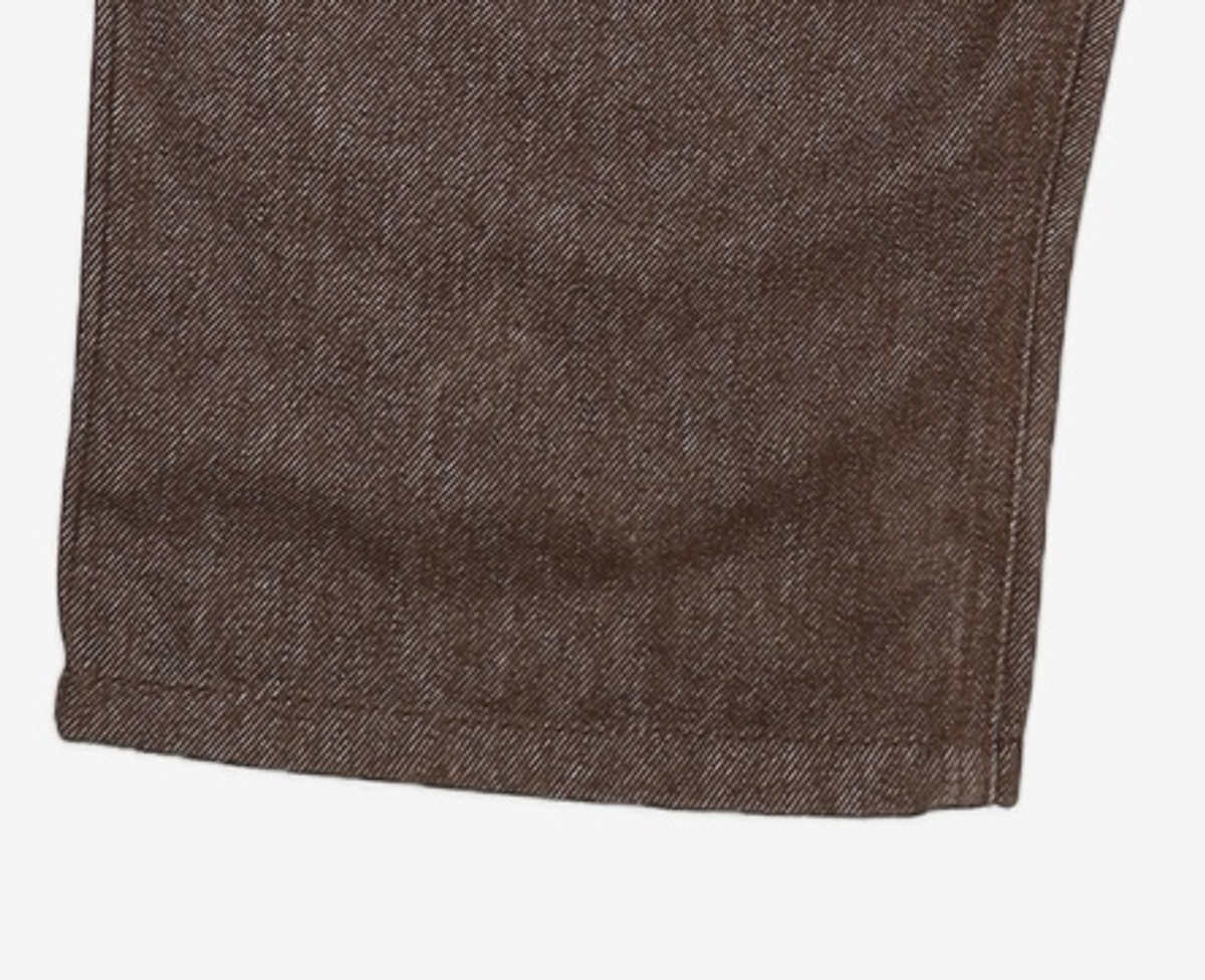 데케트(DECET) Dawn 2Pleats Wide Jeans DCPT007CPBrown 28