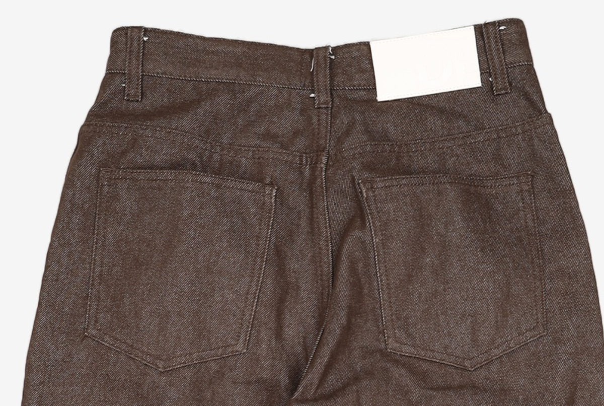 데케트(DECET) Dawn 2Pleats Wide Jeans DCPT007CPBrown 28