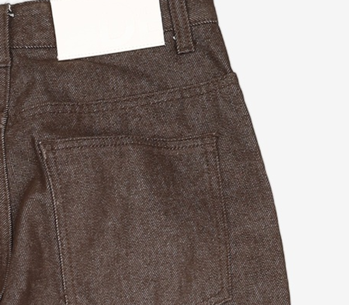 데케트(DECET) Dawn 2Pleats Wide Jeans DCPT007CPBrown 28