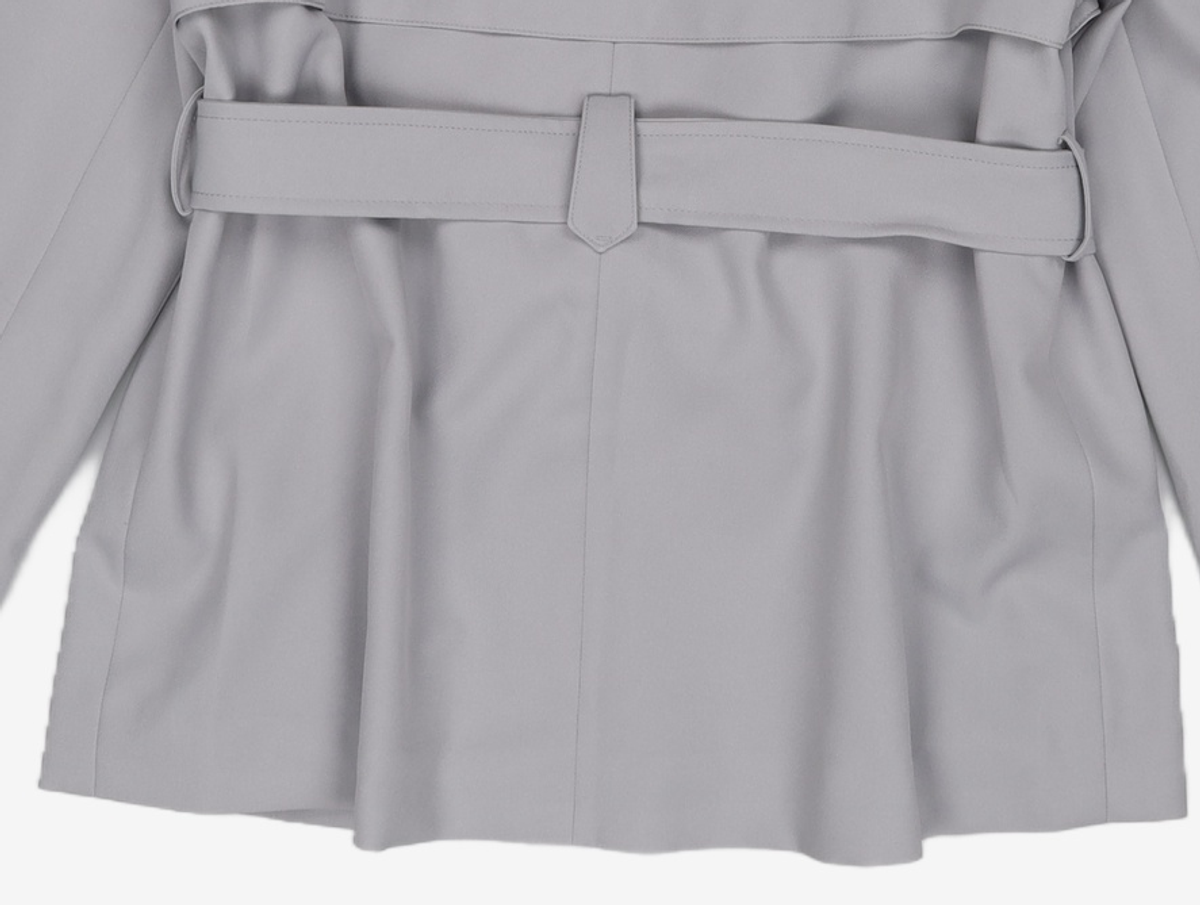 숲(SOUP) 더블 브레스티드 하프 트렌치코트(SZ4BB90) 55