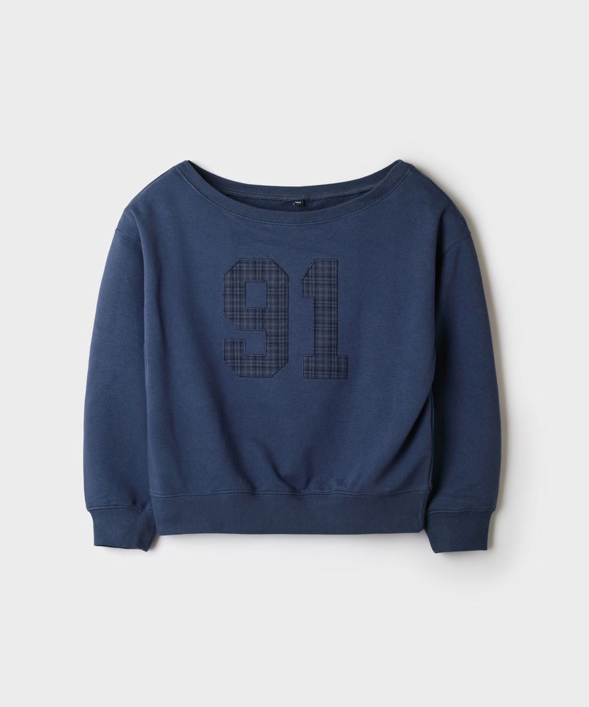 스파오(SPAO) 그래픽 오프숄더 스웨트셔츠_SPMNG49G54