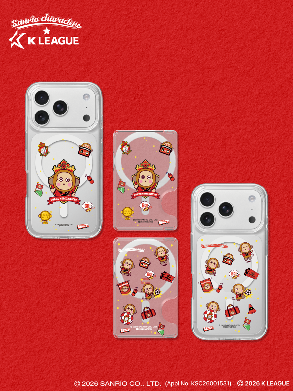 디자인스킨(DESIGNSKIN) [그래픽마켓] 마그넷 악세사리-K리그X산리오캐릭터즈-경남FC
