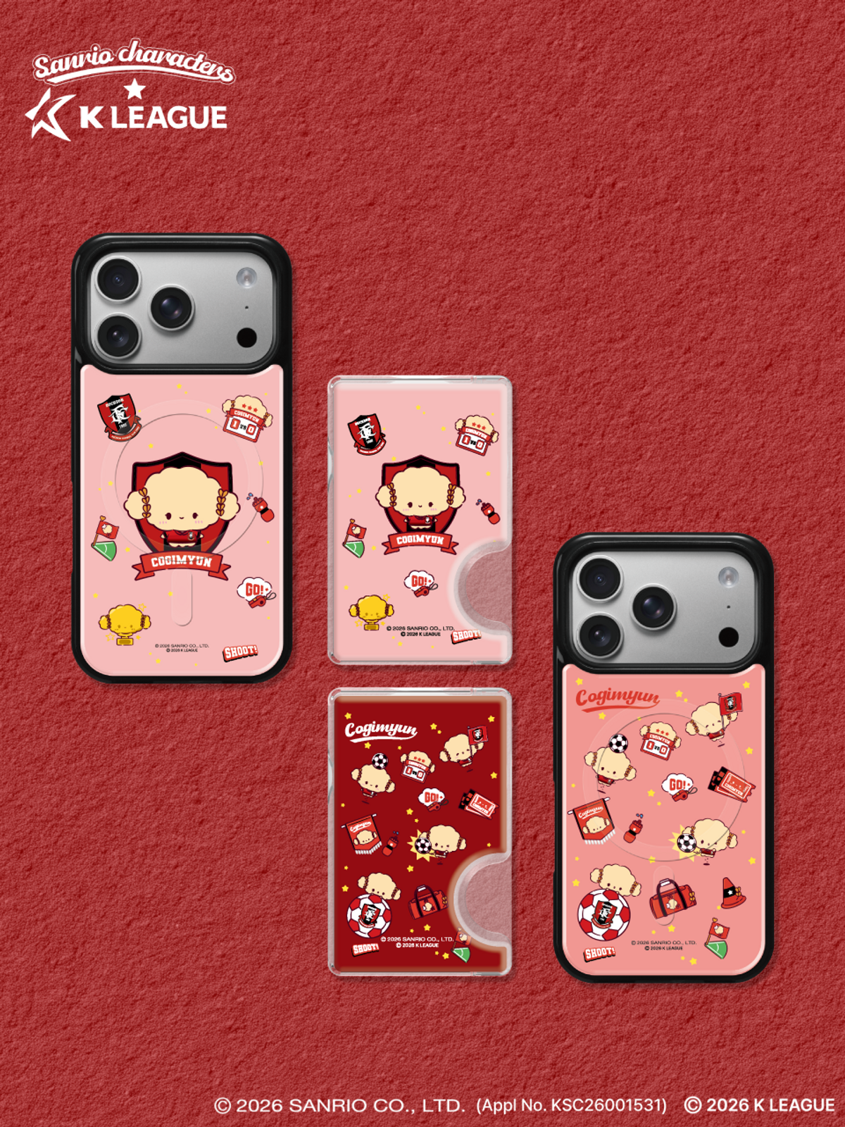 디자인스킨(DESIGNSKIN) [그래픽마켓] 마그넷 악세사리-K리그X산리오캐릭터즈-부천FC1995