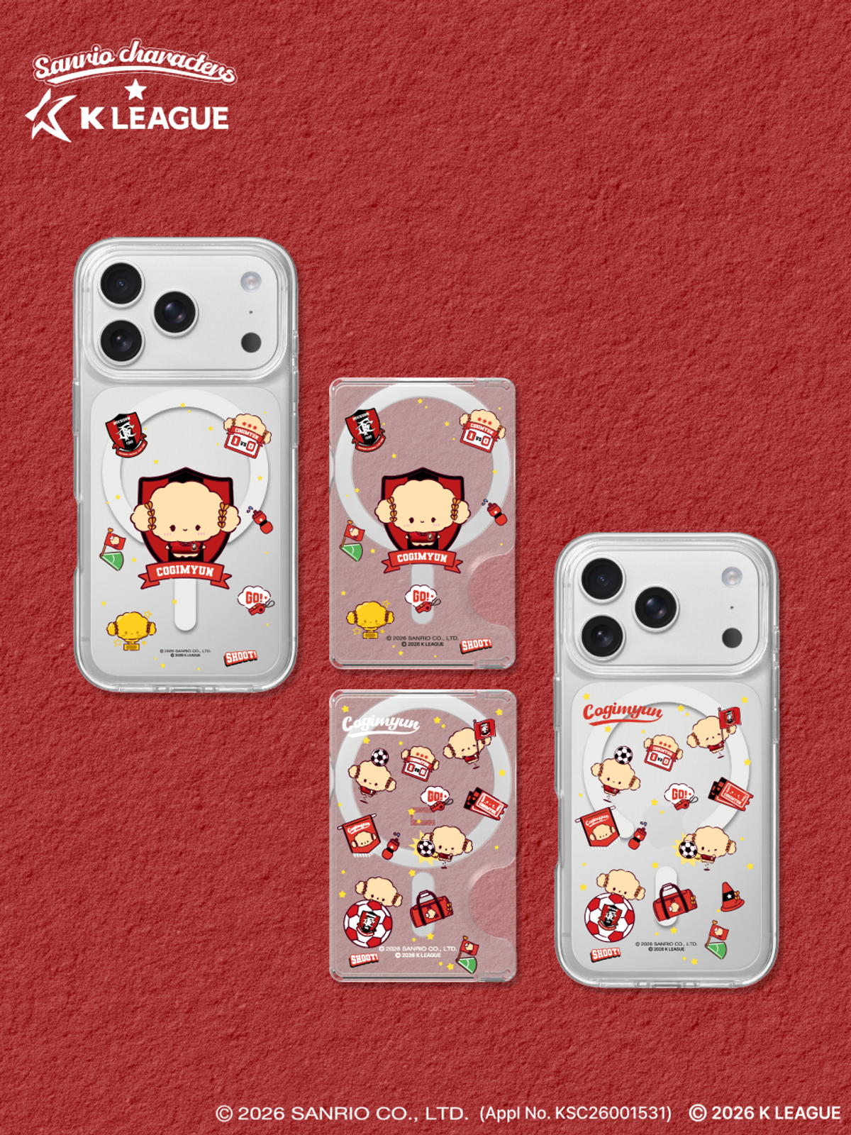 디자인스킨(DESIGNSKIN) [그래픽마켓] 마그넷 악세사리-K리그X산리오캐릭터즈-부천FC1995