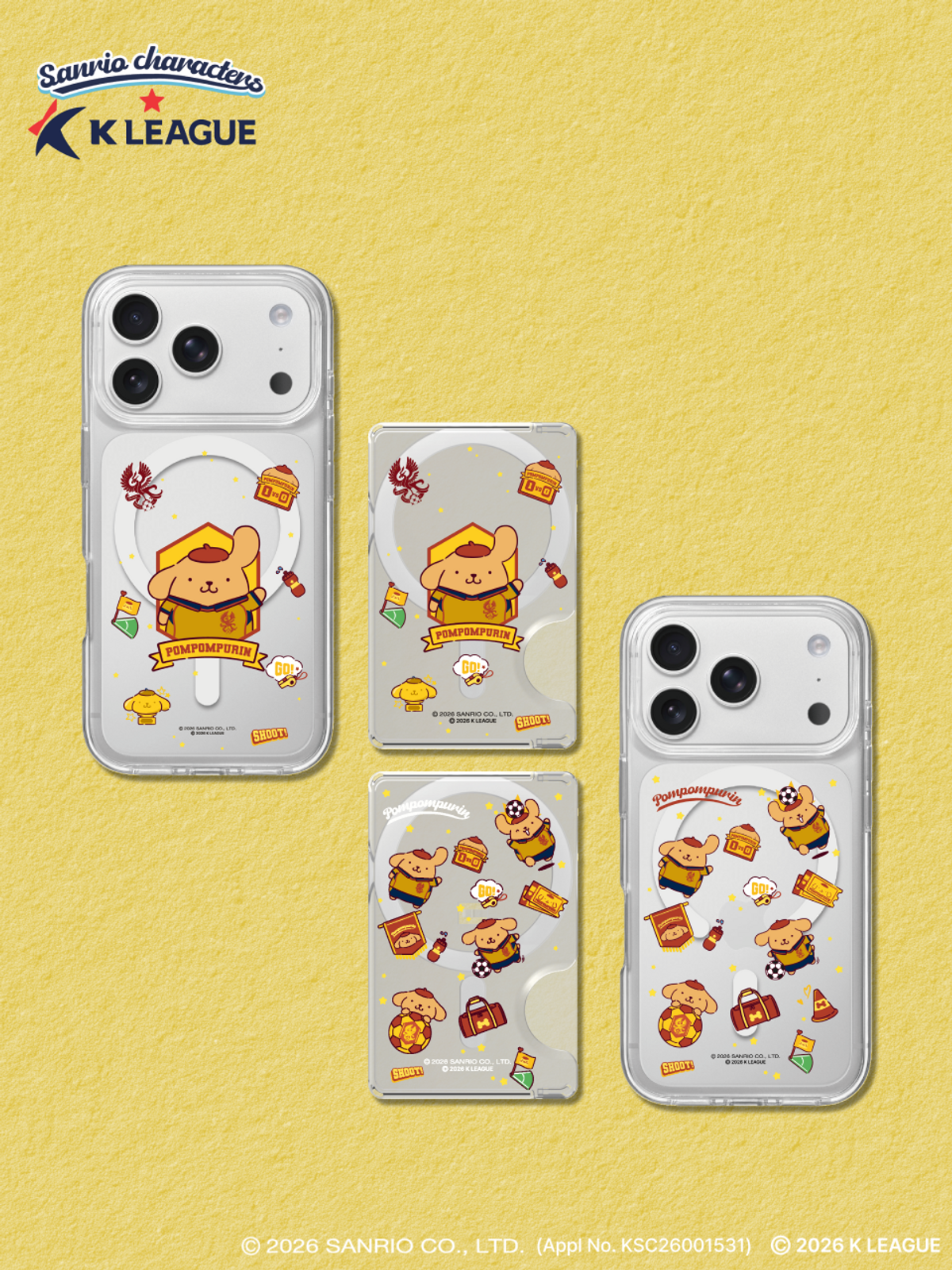 디자인스킨(DESIGNSKIN) [그래픽마켓] 마그넷 악세사리-K리그X산리오캐릭터즈-광주FC