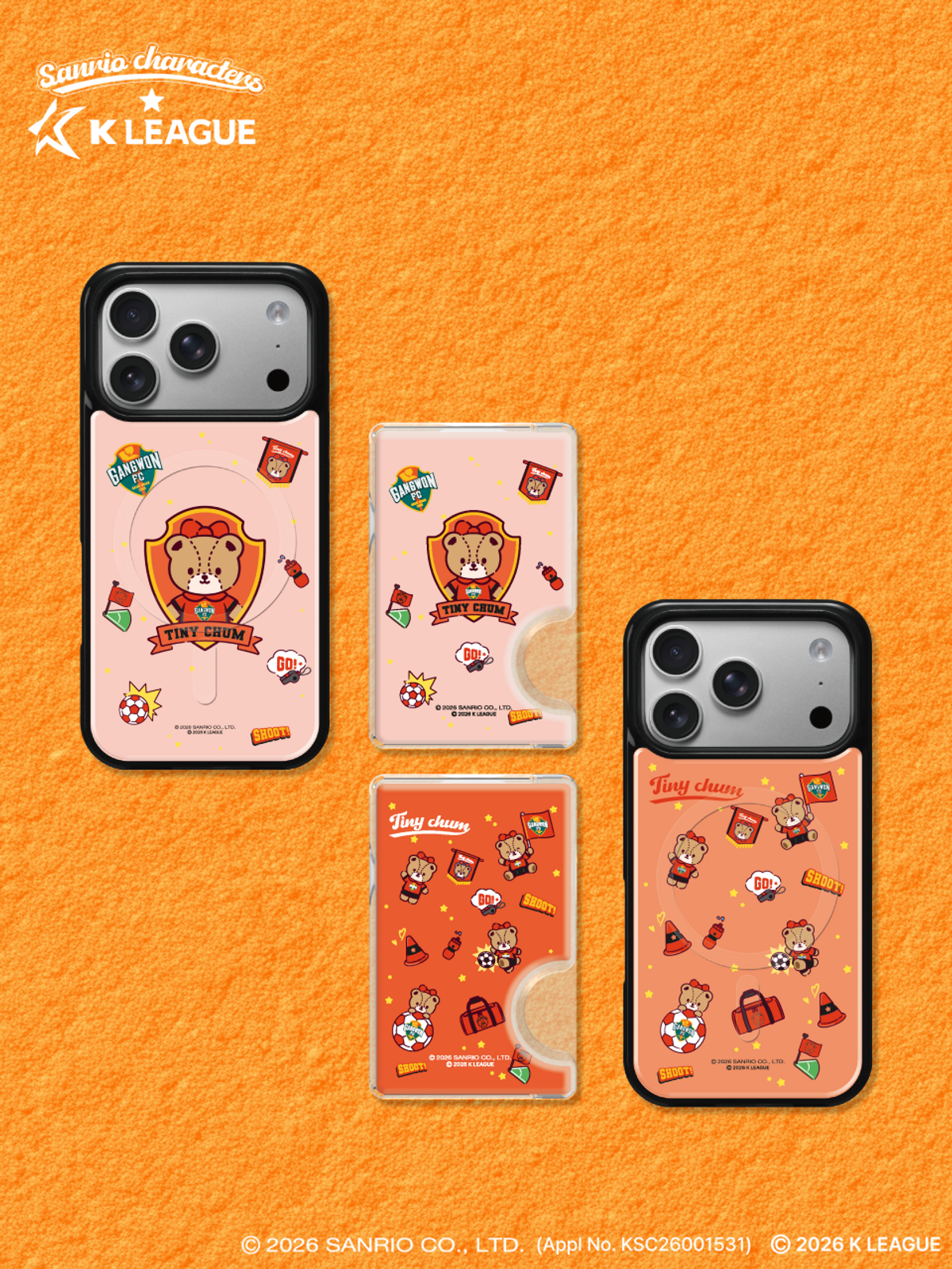 디자인스킨(DESIGNSKIN) [그래픽마켓] 마그넷 악세사리-K리그X산리오캐릭터즈-강원FC