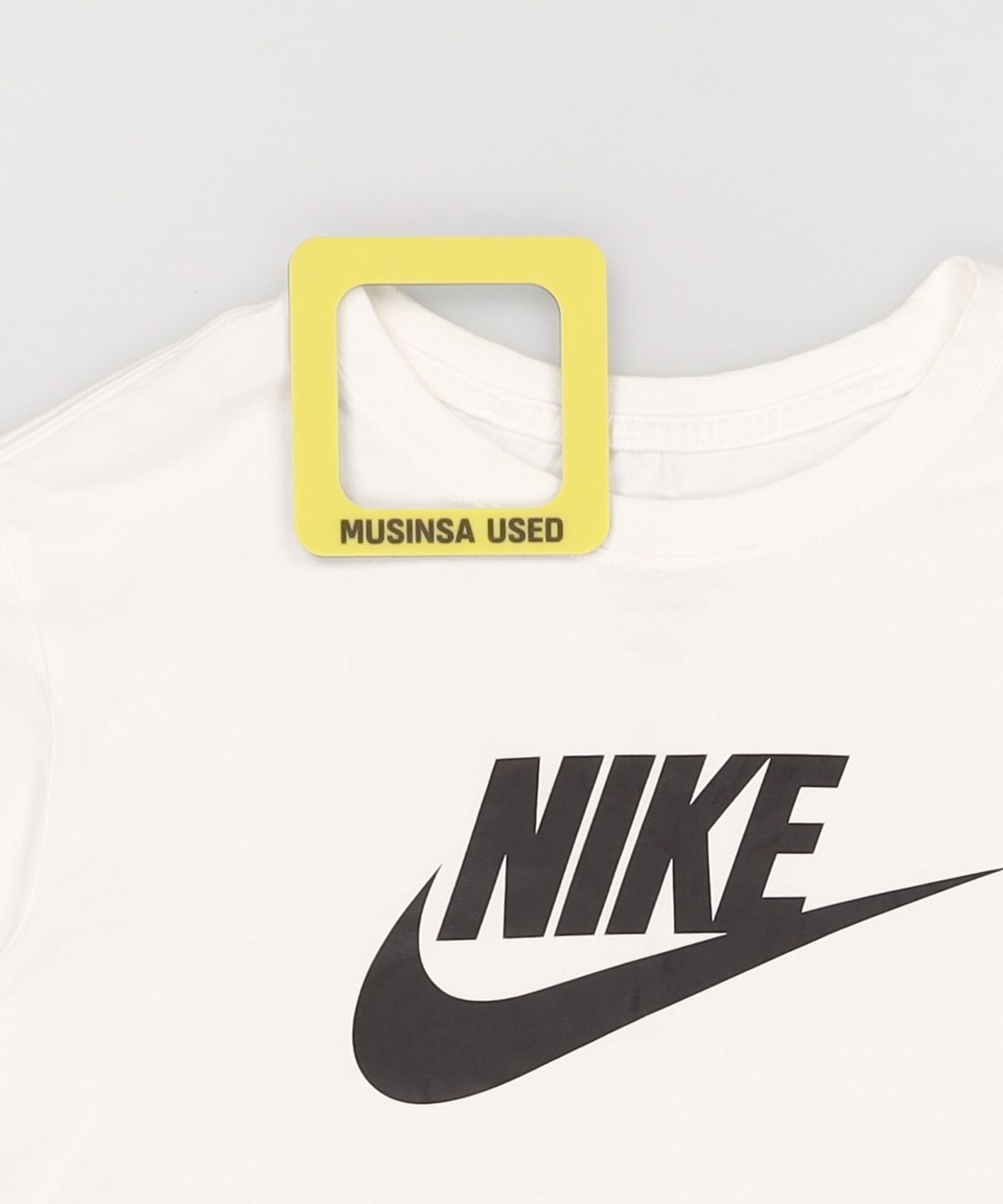 나이키(NIKE) 스포츠웨어 에센셜 크롭 티셔츠 W - 화이트:블랙 / BV6176-100 M