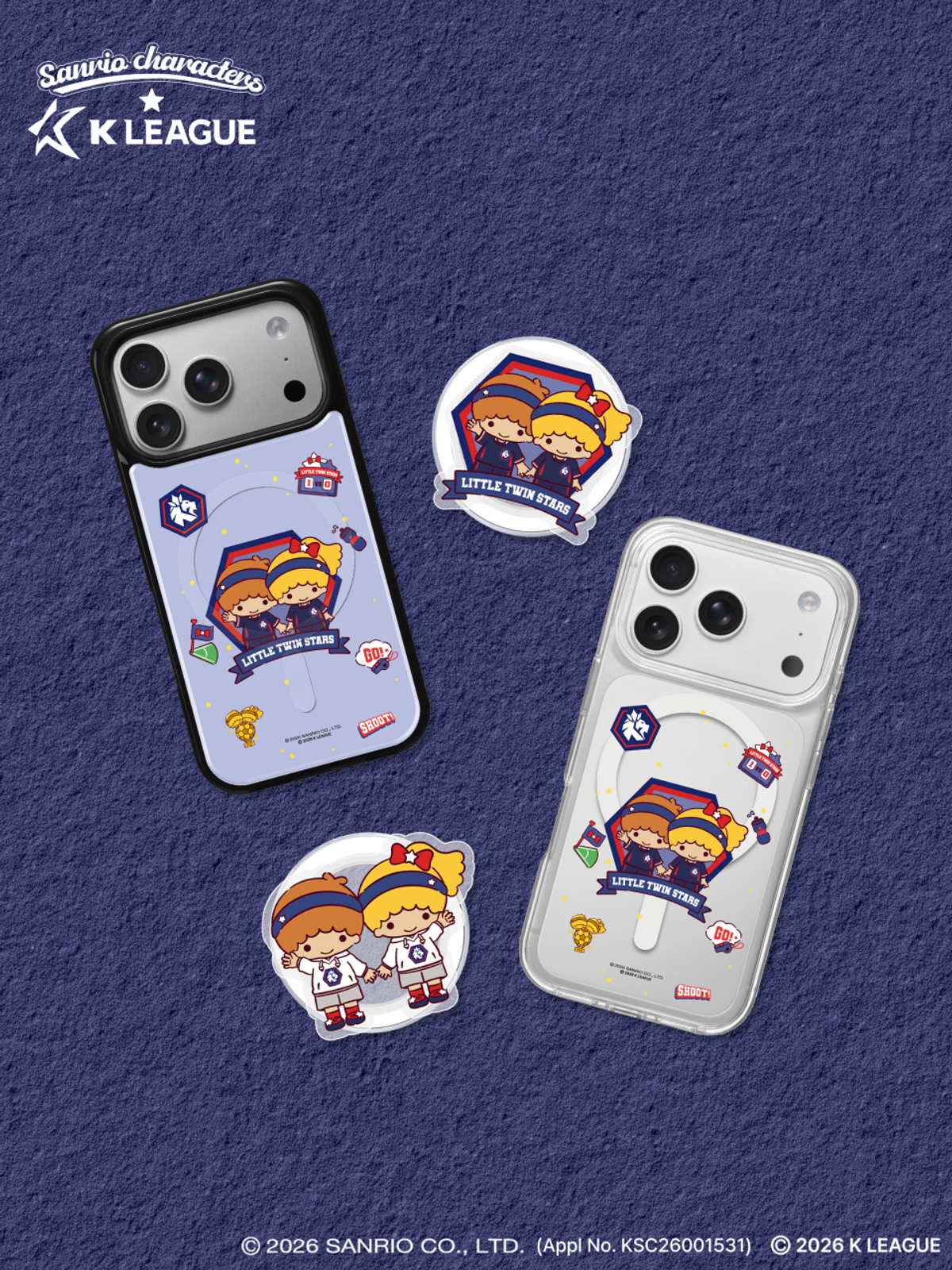 디자인스킨(DESIGNSKIN) [그래픽마켓] 마그넷 악세사리-K리그X산리오캐릭터즈-충북청주FC