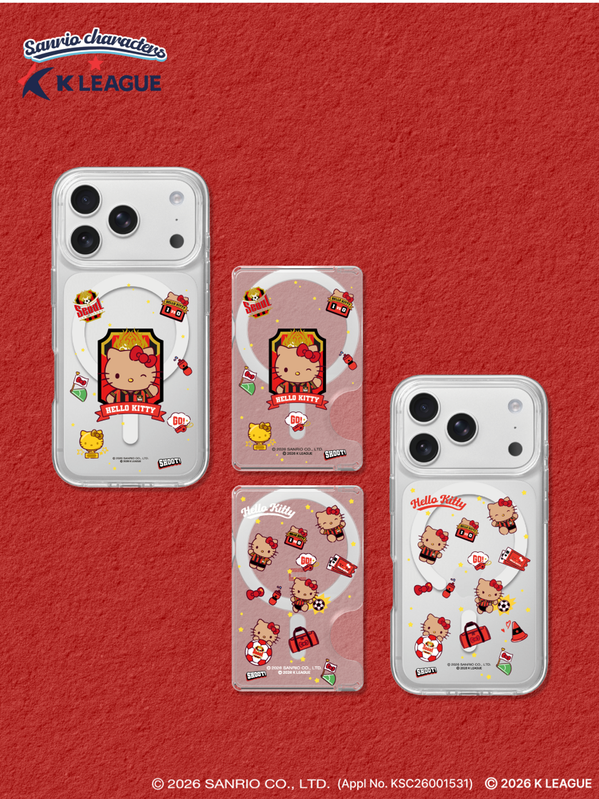 디자인스킨(DESIGNSKIN) [그래픽마켓] 마그넷 악세사리-K리그X산리오캐릭터즈-FC서울