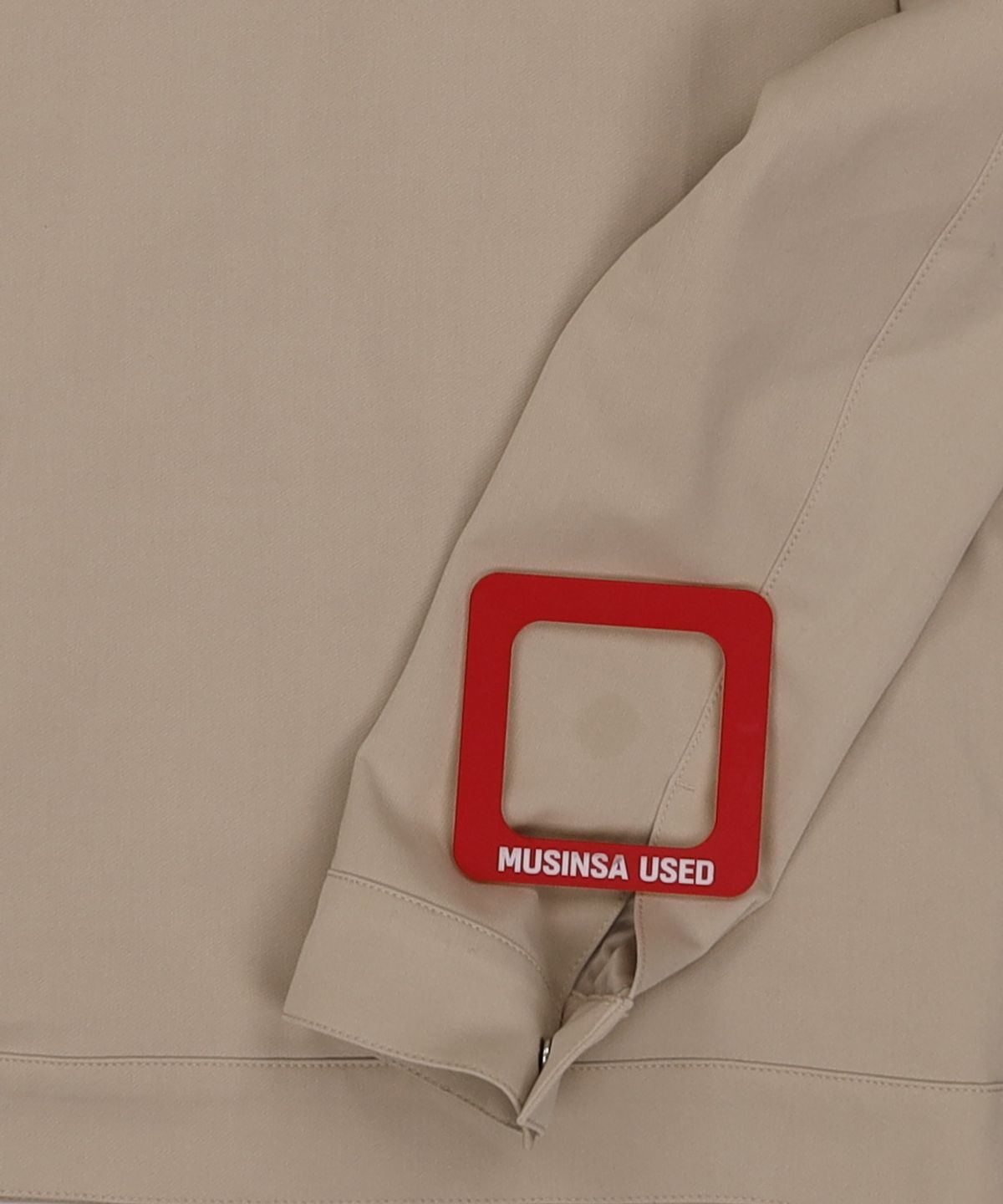무신사 스탠다드(MUSINSA STANDARD) 릴렉스드 미니멀 재킷 [라이트 베이지] M