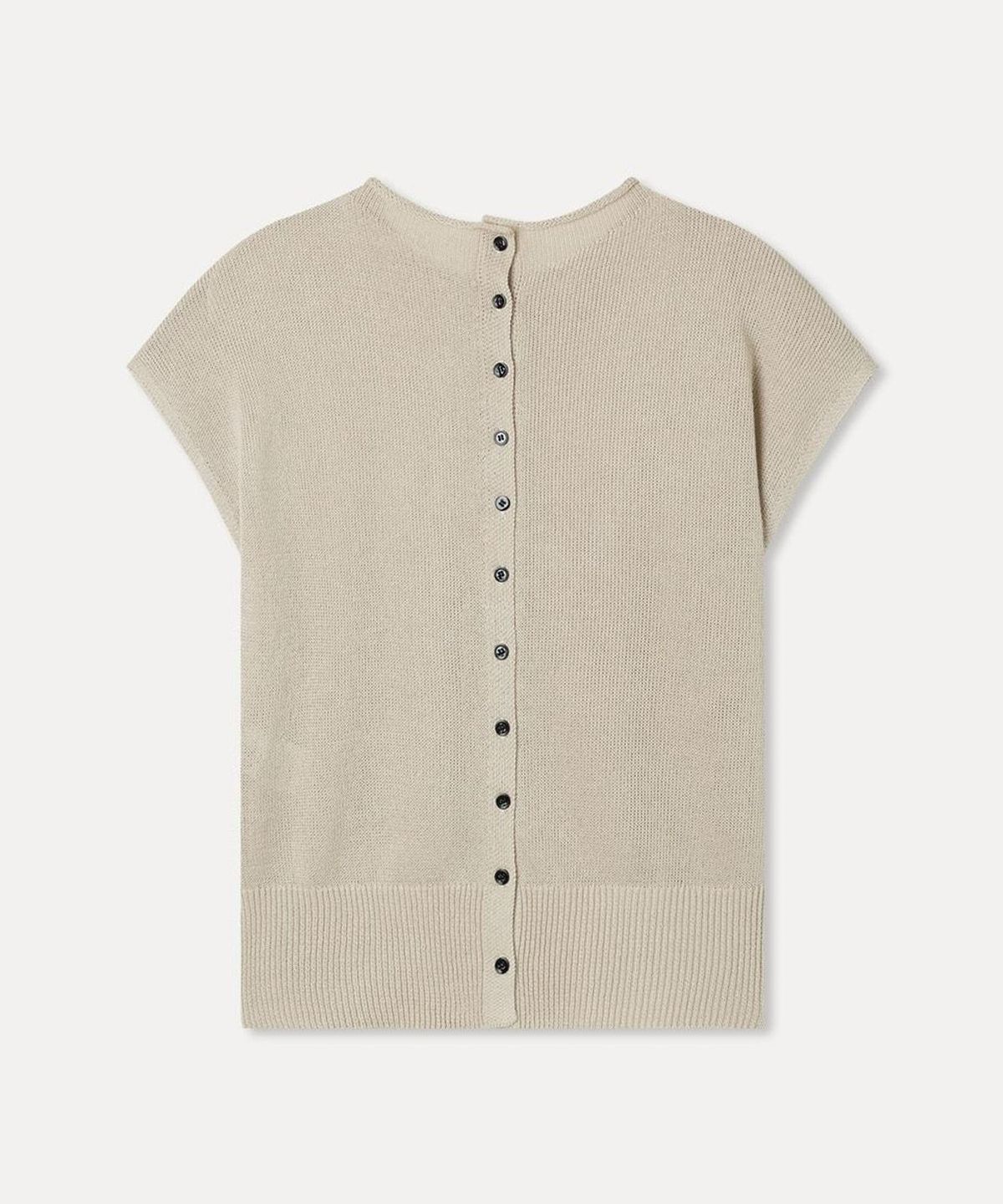 미쏘(MIXXO) 투웨이 버튼 포인트 니트_MIWKAG98AS