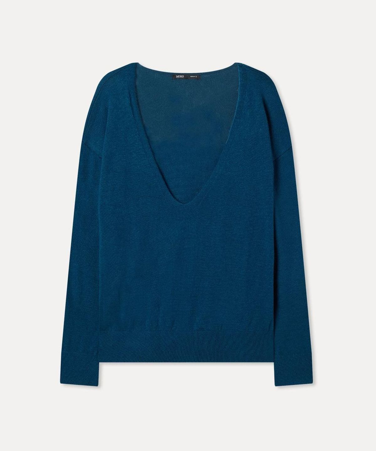 미쏘(MIXXO) 딥브이넥 루즈핏 니트_MIWKAG906T