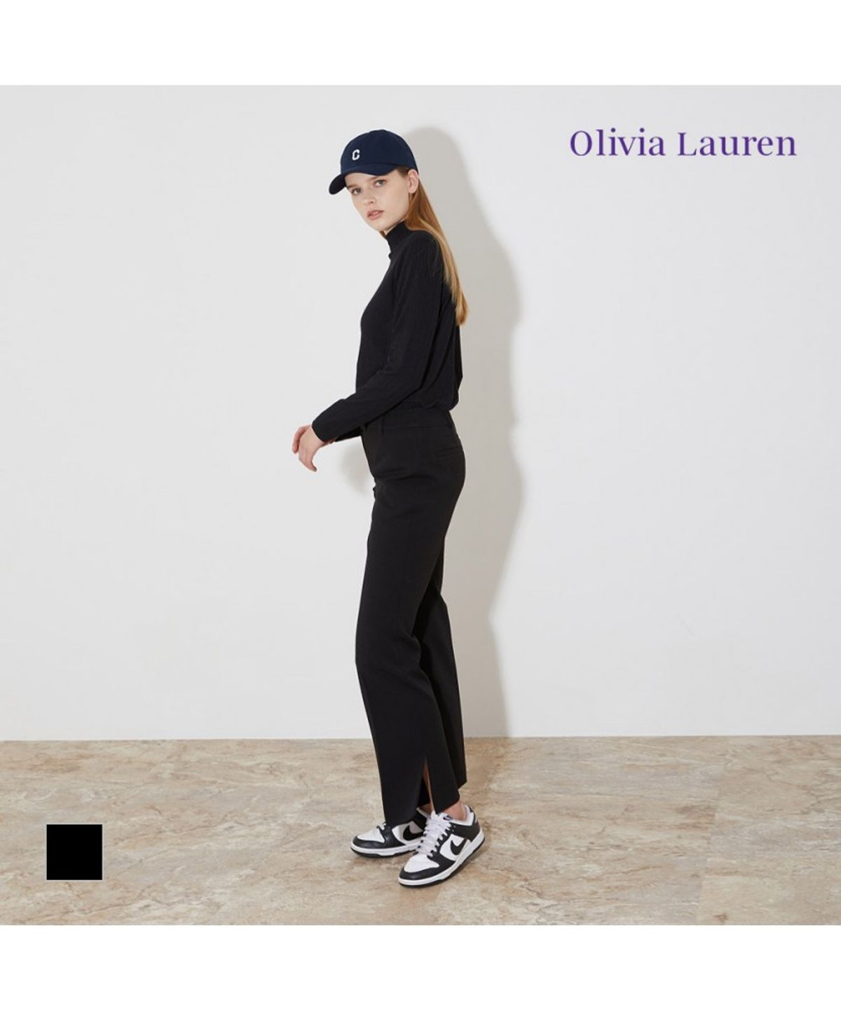 올리비아로렌(OLIVIALAUREN) 트임 부츠컷 팬츠_VOCDL3S1376