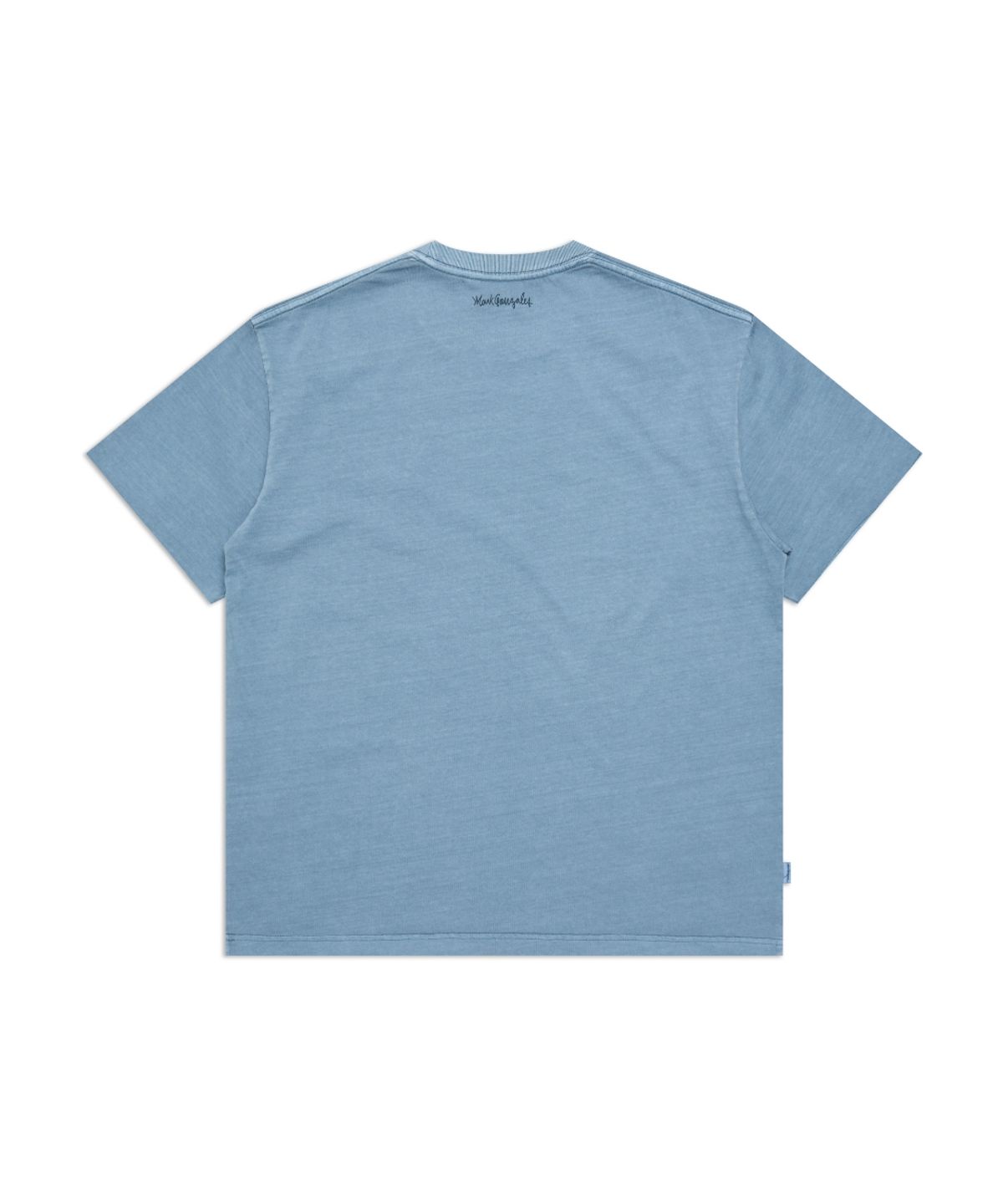 마크곤잘레스(MARK GONZALES) 엔젤 워시드 티셔츠 - GREYISH BLUE