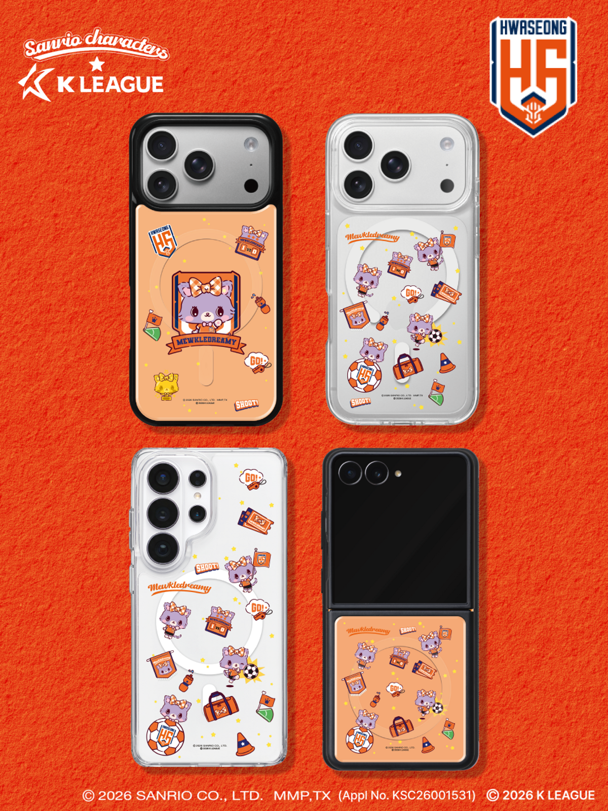 디자인스킨(DESIGNSKIN) [그래픽마켓] 마그넷 그래픽 케이스-K리그X산리오캐릭터즈-화성FC
