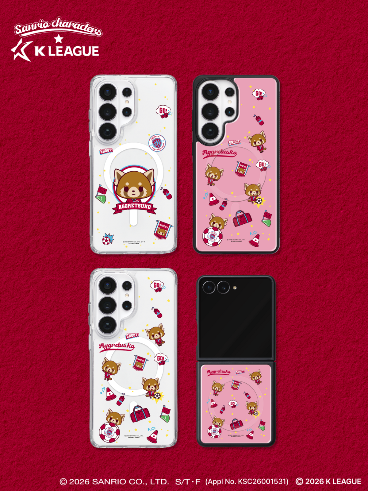 디자인스킨(DESIGNSKIN) [그래픽마켓] 마그넷 그래픽 케이스-K리그X산리오캐릭터즈-용인FC