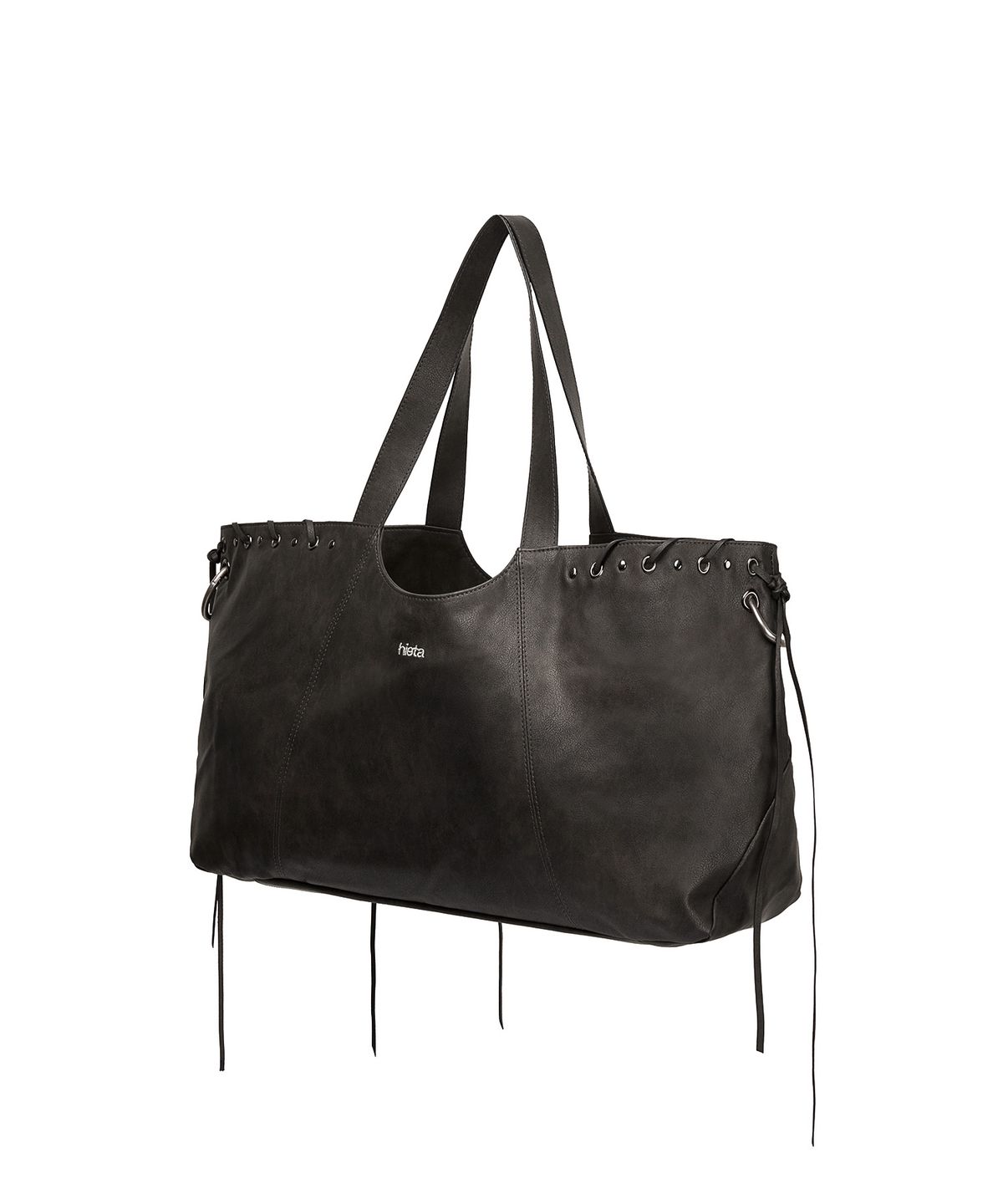 길라아카이브(GILAARCHIVE) [X hieta] BECKY FRINGE BAG_CHARCOAL