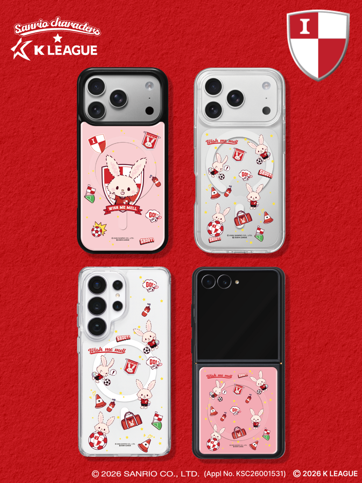 디자인스킨(DESIGNSKIN) [그래픽마켓] 마그넷 그래픽 케이스-K리그X산리오캐릭터즈-부산아이파크