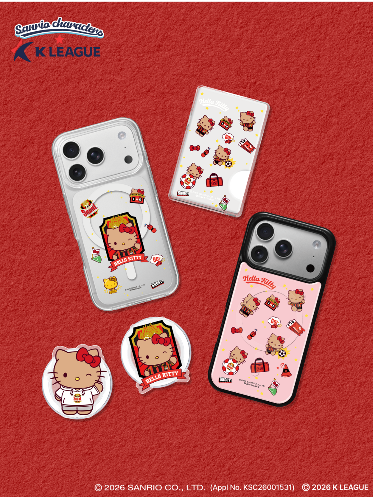 디자인스킨(DESIGNSKIN) [그래픽마켓] 마그넷 그래픽 케이스-K리그X산리오캐릭터즈-FC서울