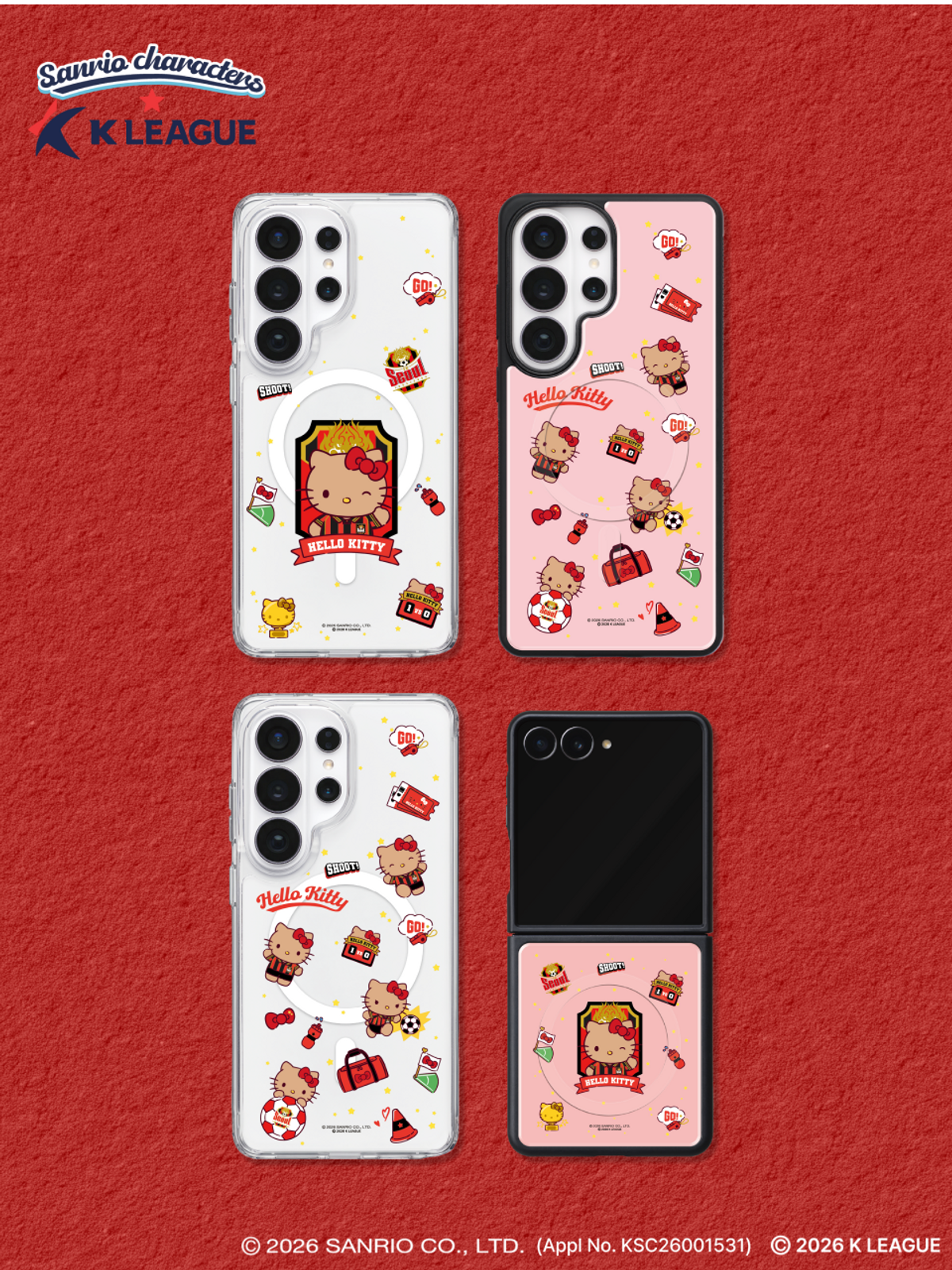 디자인스킨(DESIGNSKIN) [그래픽마켓] 마그넷 그래픽 케이스-K리그X산리오캐릭터즈-FC서울