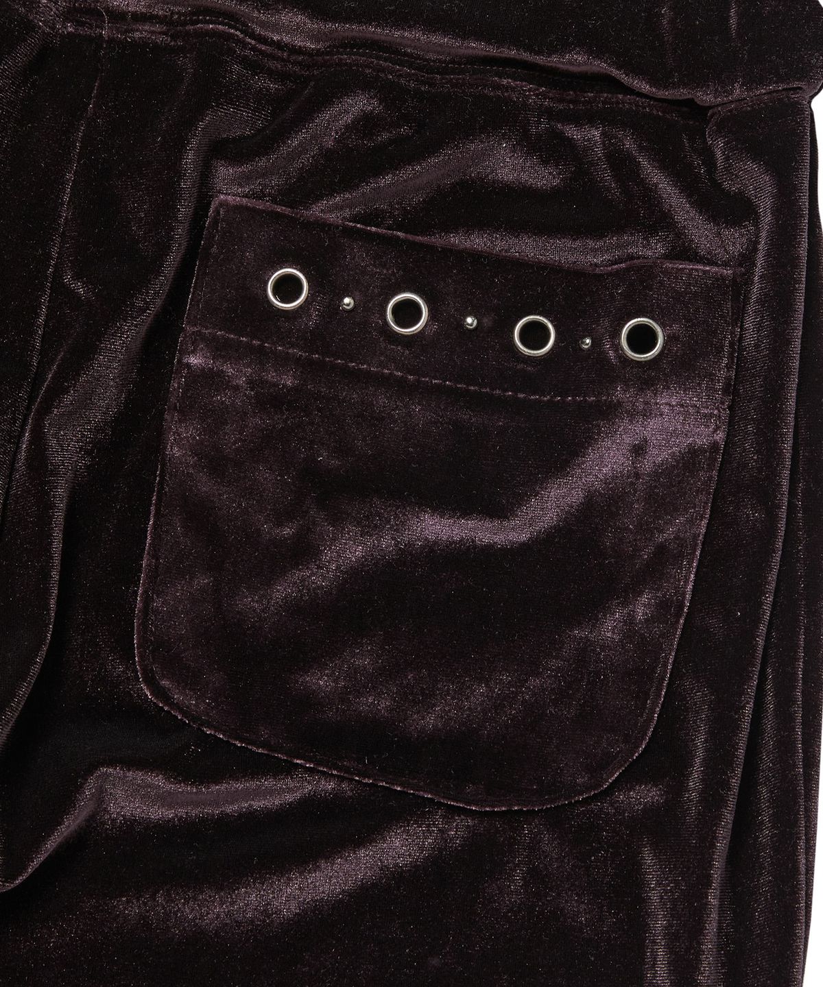 길라아카이브(GILAARCHIVE) [X hieta] SIDE EYELET SIGNATURE LOGO VELOUR SWEAT PANTS_BROWN