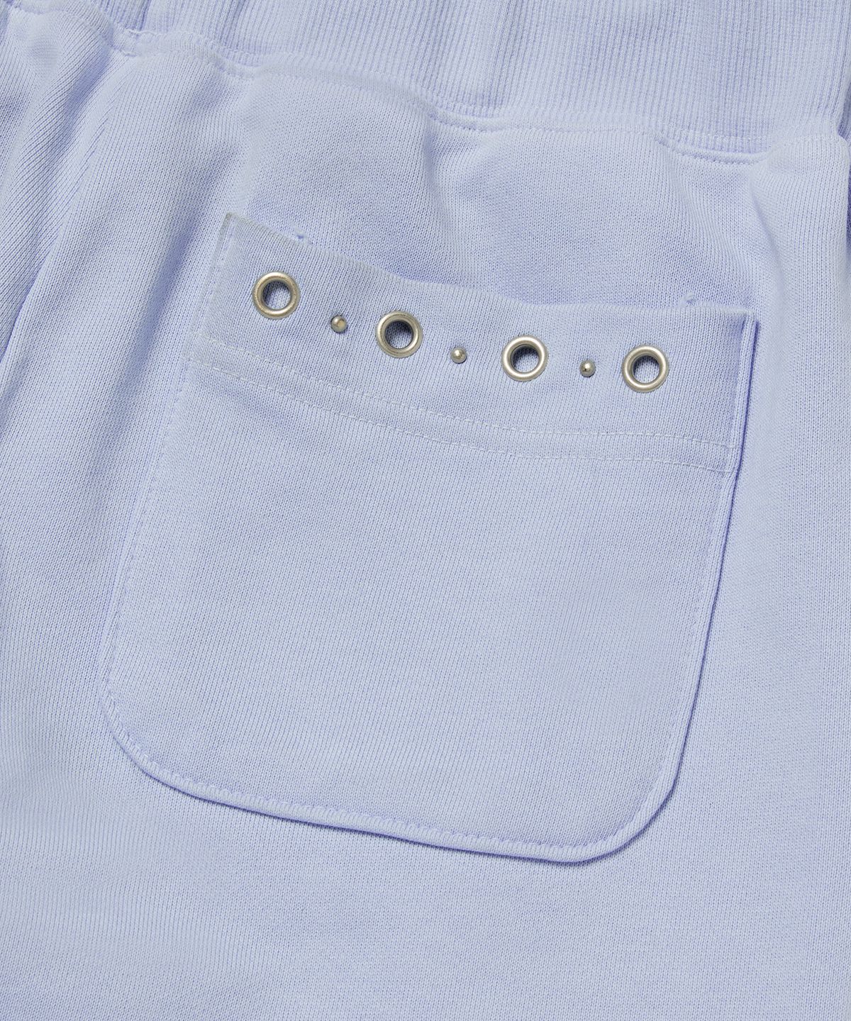 길라아카이브(GILAARCHIVE) [X hieta] SIDE EYELET SIGNATURE LOGO SWEAT PANTS_SKY BLUE