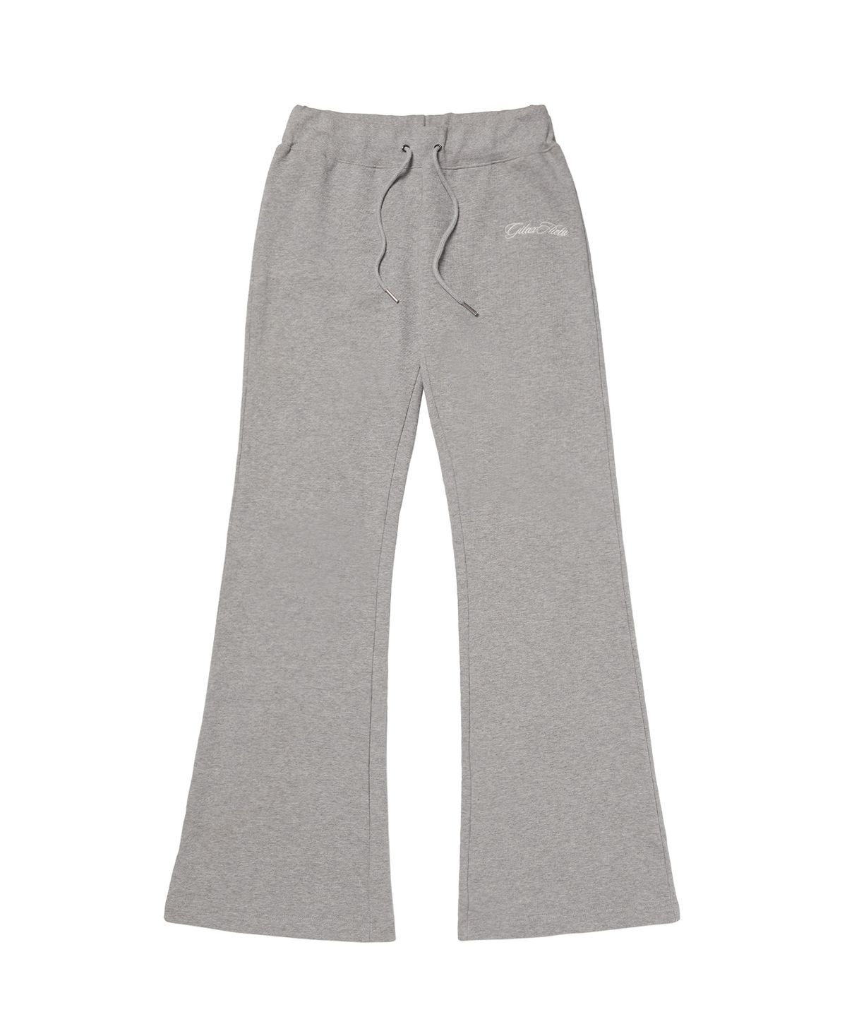 길라아카이브(GILAARCHIVE) [X hieta] SIDE EYELET SIGNATURE LOGO SWEAT PANTS_GREY