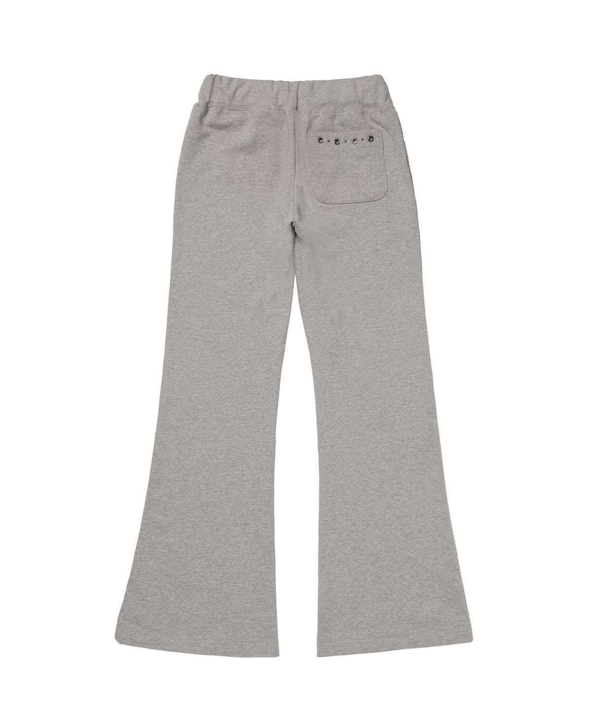 길라아카이브(GILAARCHIVE) [X hieta] SIDE EYELET SIGNATURE LOGO SWEAT PANTS_GREY
