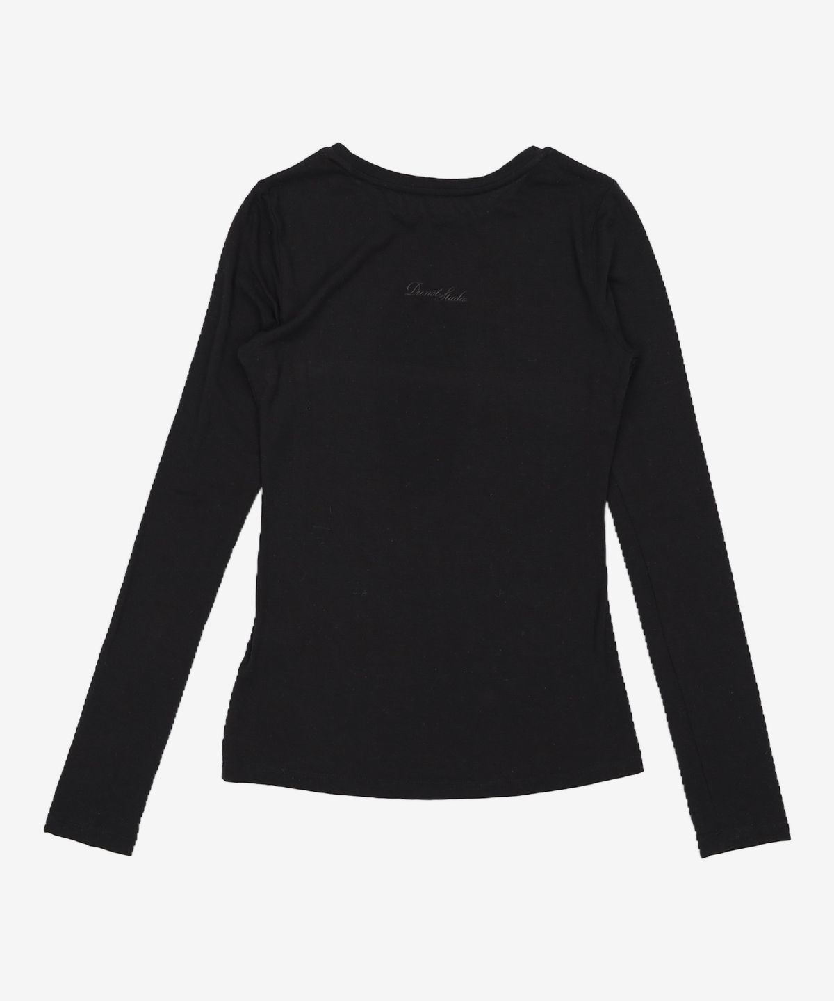 던스트(DUNST) ESSENTIAL LAYERED T-SHIRT BLACK_UDTS4A201BK S