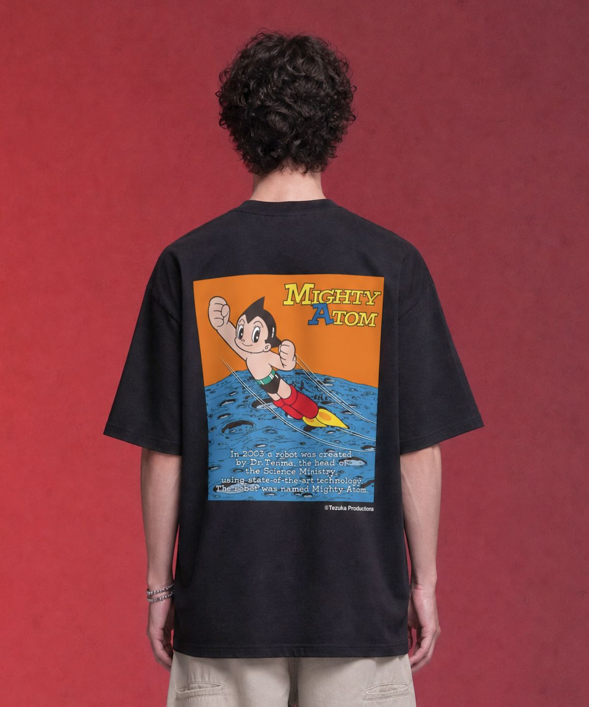 러기드하우스(RUGGED HOUSE) 러기드하우스X아톰 ASTRO BOY MIGHTY ATOM POSTER TEE 블랙