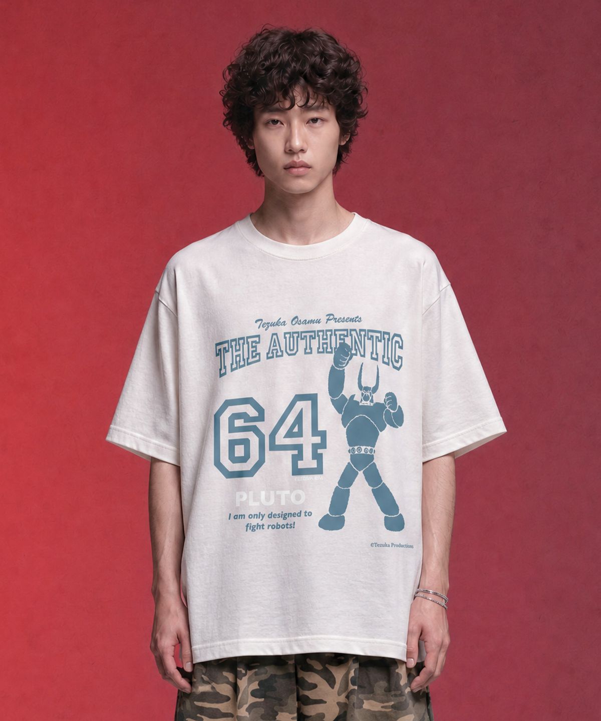 러기드하우스(RUGGED HOUSE) 러기드하우스X아톰 ASTRO BOY PLUTO 64 ATHLETIC TEE 화이트
