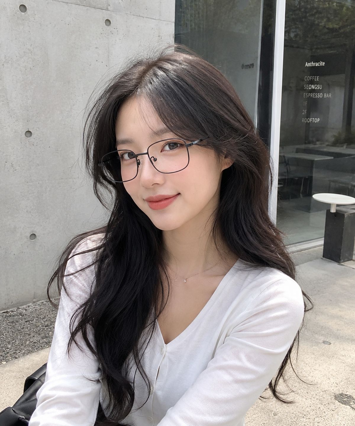 콜릿(KOLEAT) 메탈 긱시크 사각라운드 남녀공용 데일리 패션안경테 [MTSB]