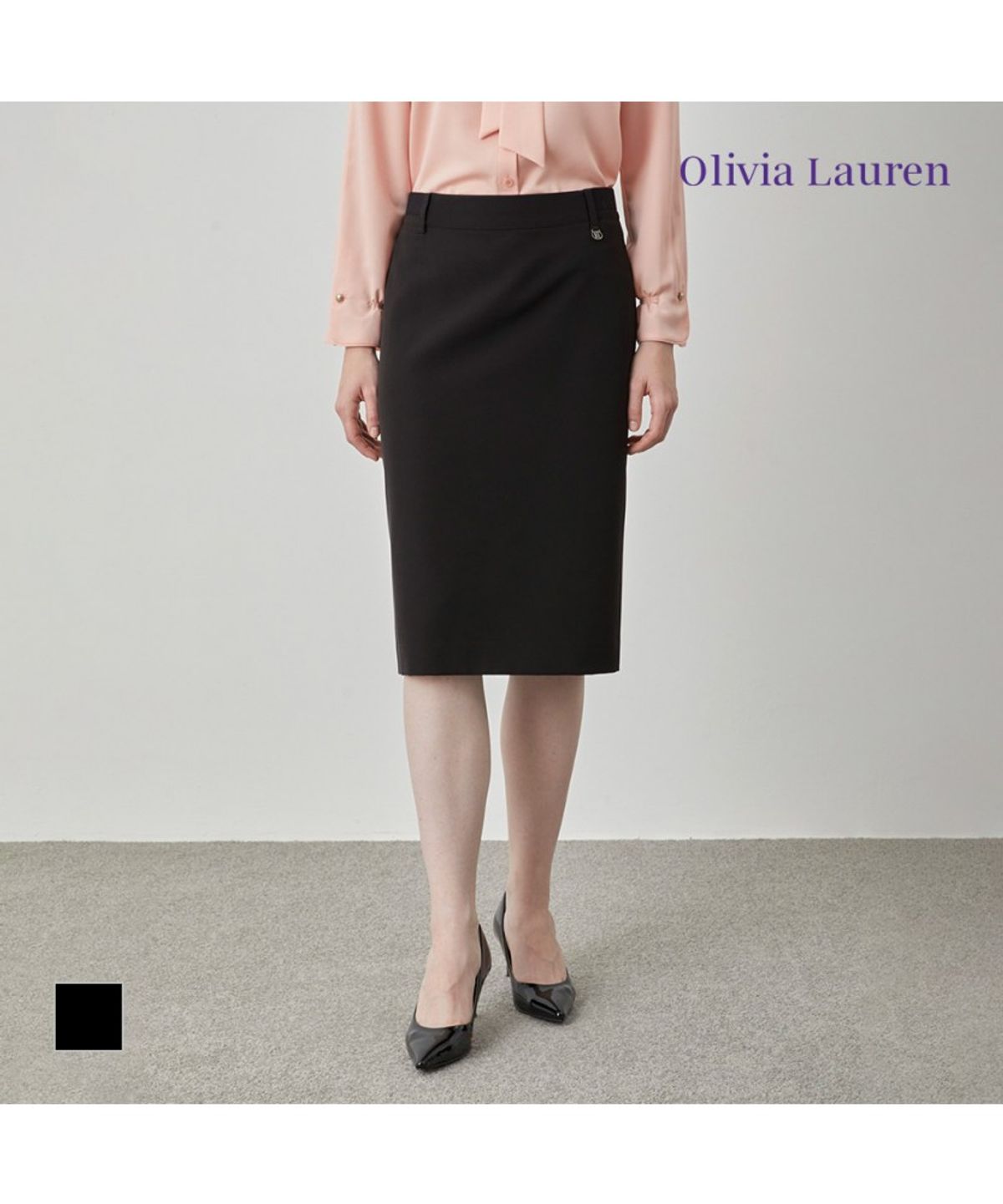 올리비아로렌(OLIVIALAUREN) 시즌리스 수트 스커트_VOBGK5X1431