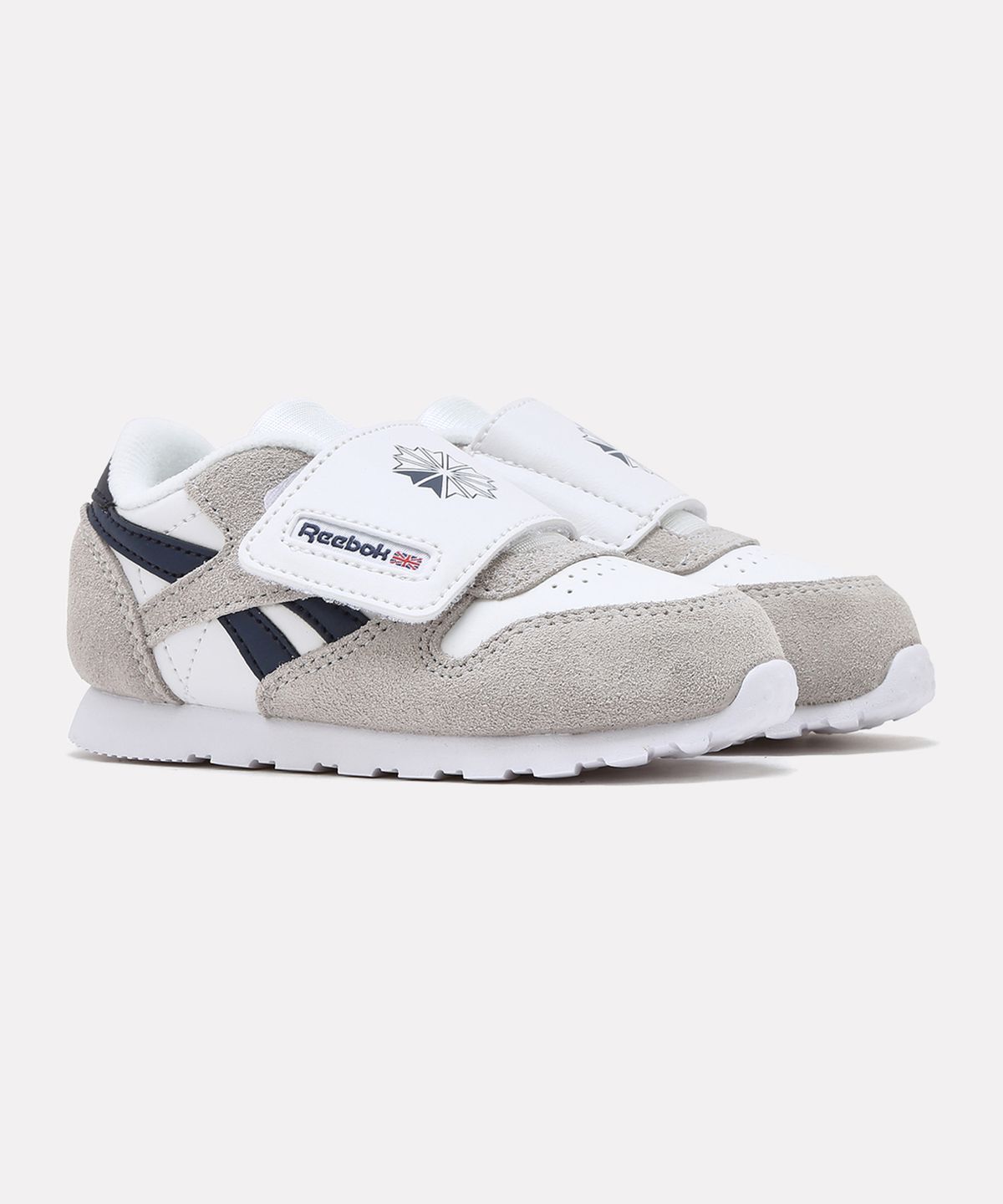 리복(REEBOK) 클래식 레더 인펀트 - 그레이:네이비 / 100269422