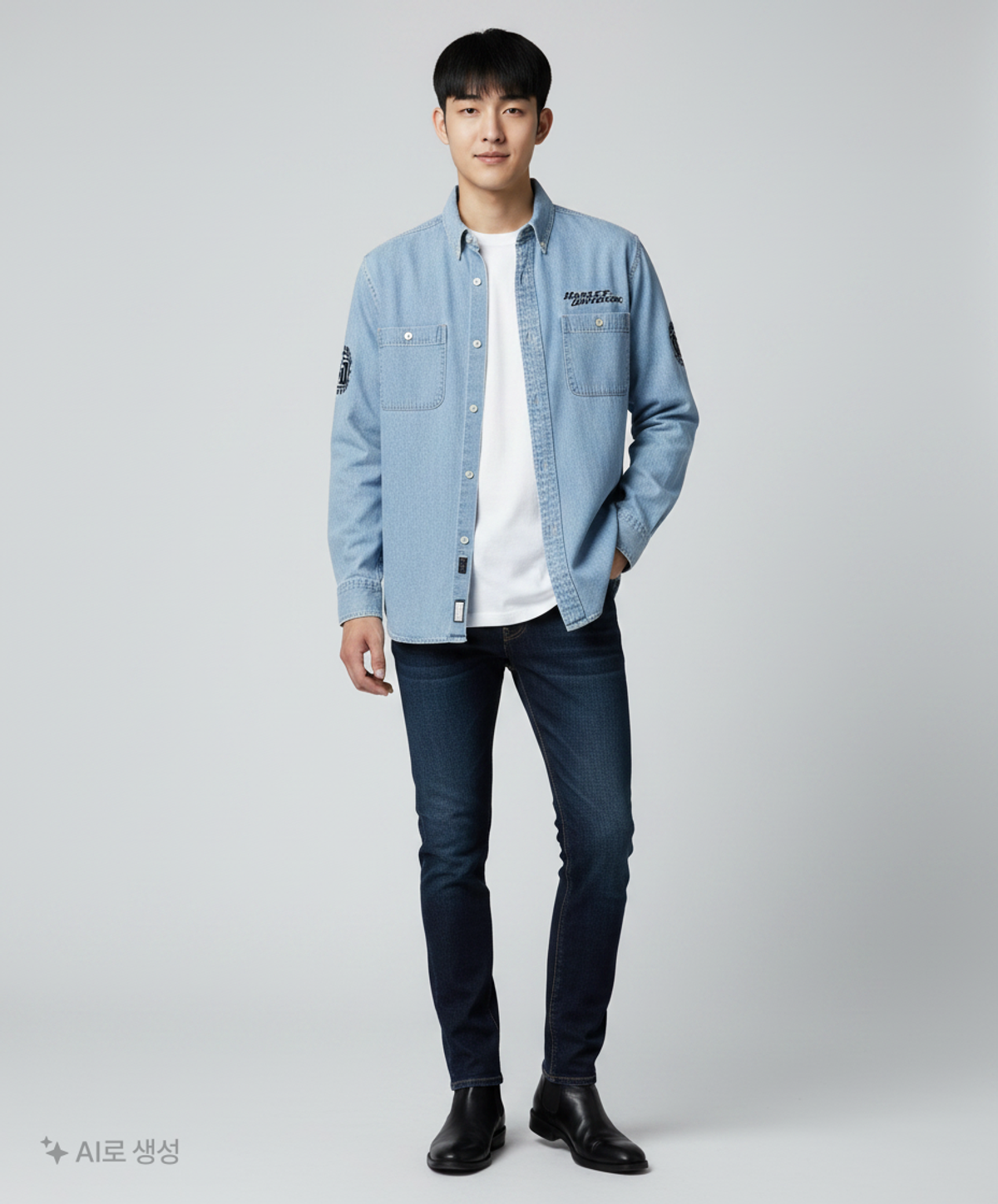 할리데이비슨(HARLEY-DAVIDSON) 캐주얼 셔츠 L
