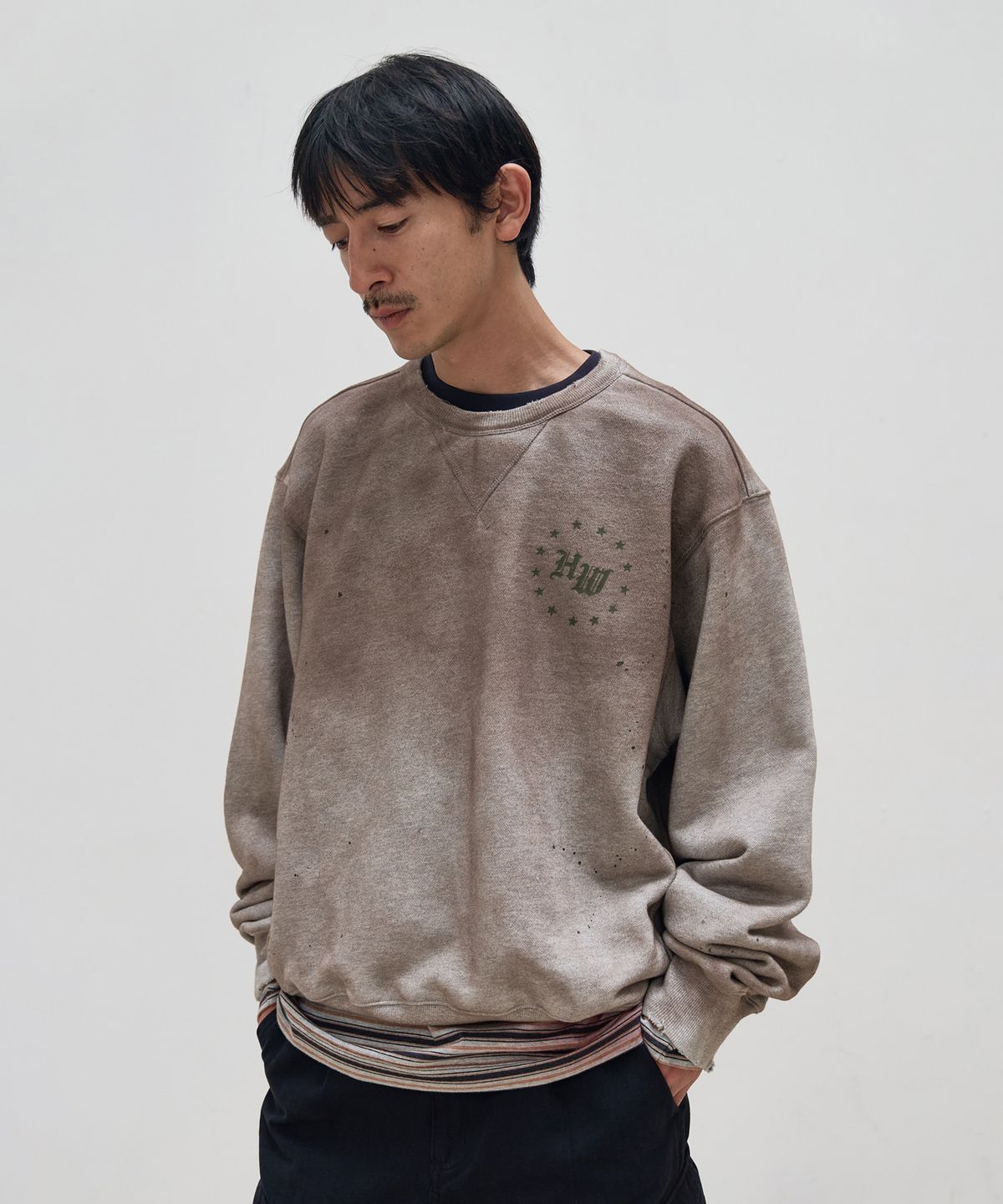 헤비웨더(HEAVY WEATHER) HW 헤비웨이트 스웻셔츠 2color
