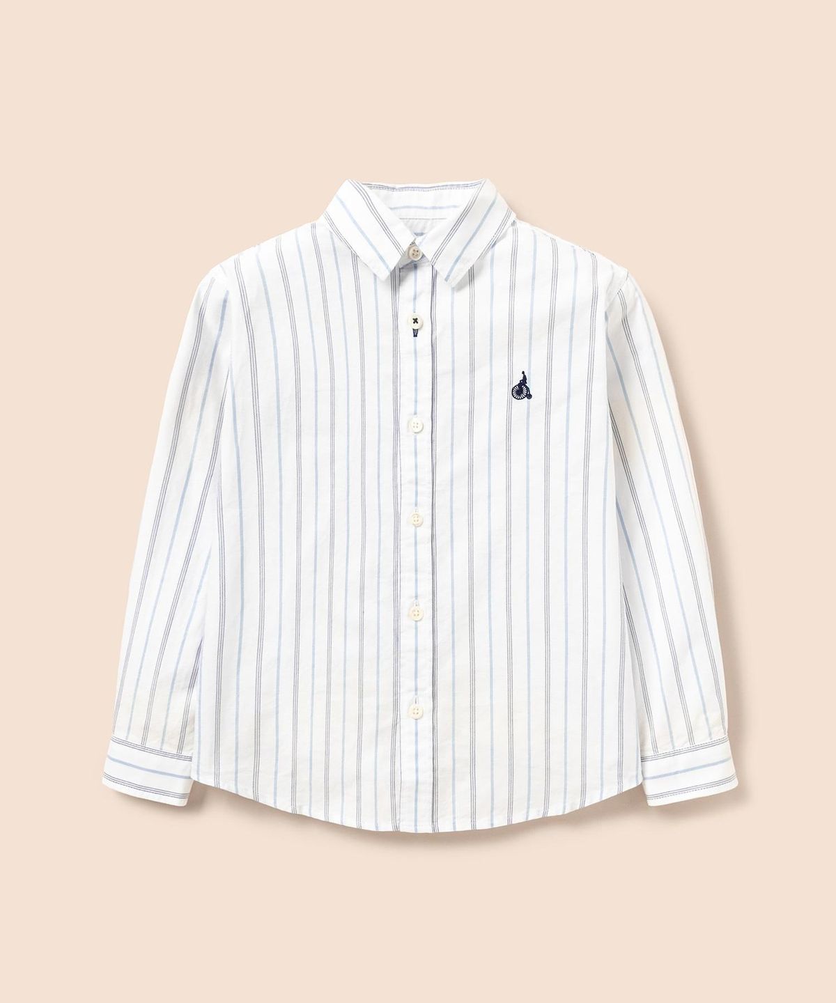 빈폴 키즈(BEANPOLE KIDS) 클래식 멀티 스트라이프 셔츠  화이트 (BI6864U031)
