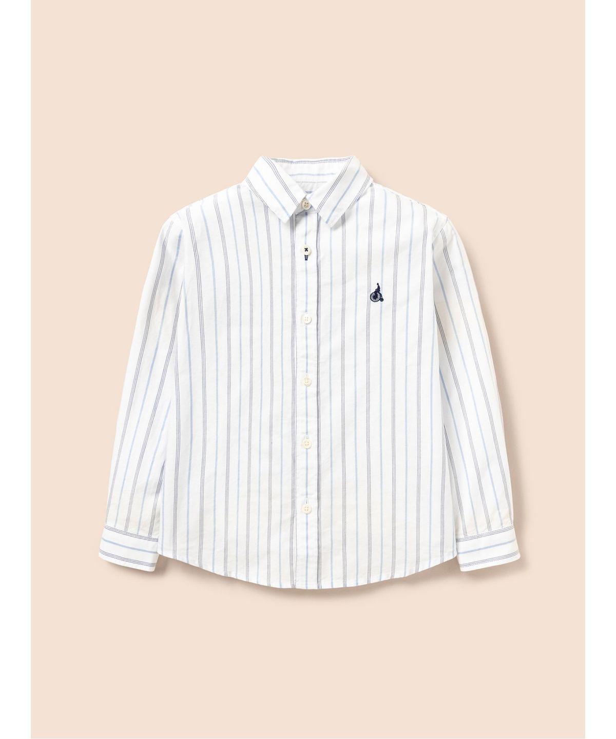빈폴 키즈(BEANPOLE KIDS) 클래식 멀티 스트라이프 셔츠  화이트 (BI6864U031)