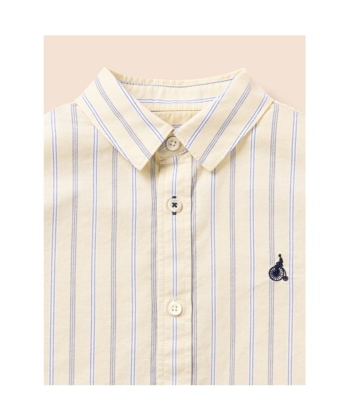 빈폴 키즈(BEANPOLE KIDS) 클래식 멀티 스트라이프 셔츠  옐로우 (BI6864U03E)