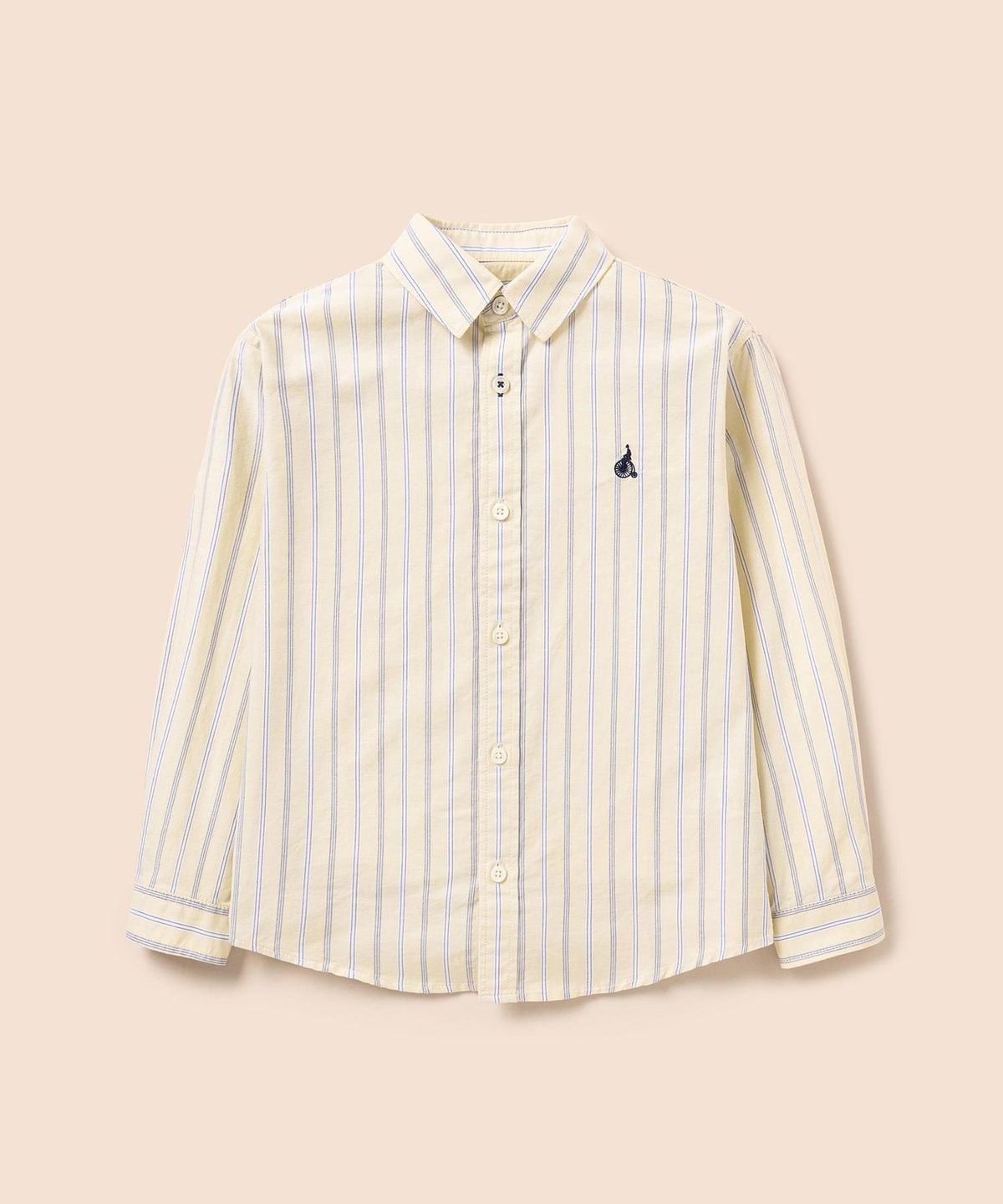 빈폴 키즈(BEANPOLE KIDS) 클래식 멀티 스트라이프 셔츠  옐로우 (BI6864U03E)