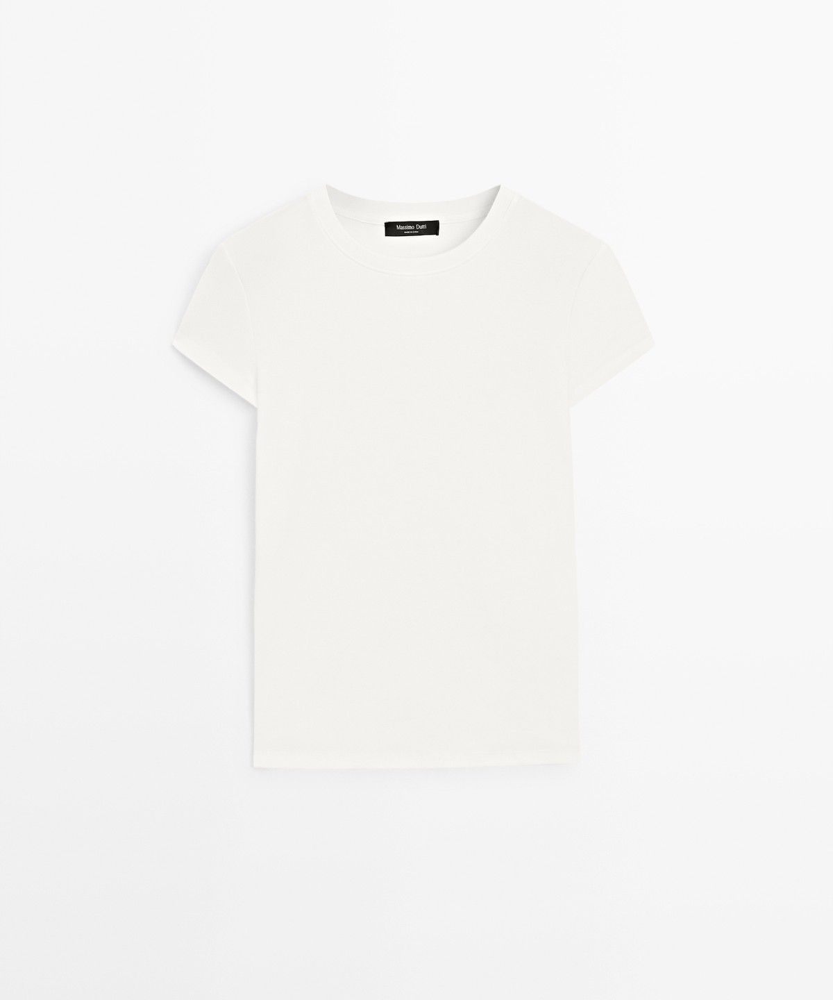 마시모두띠(MASSIMO DUTTI) 슬림 핏 반팔 티셔츠