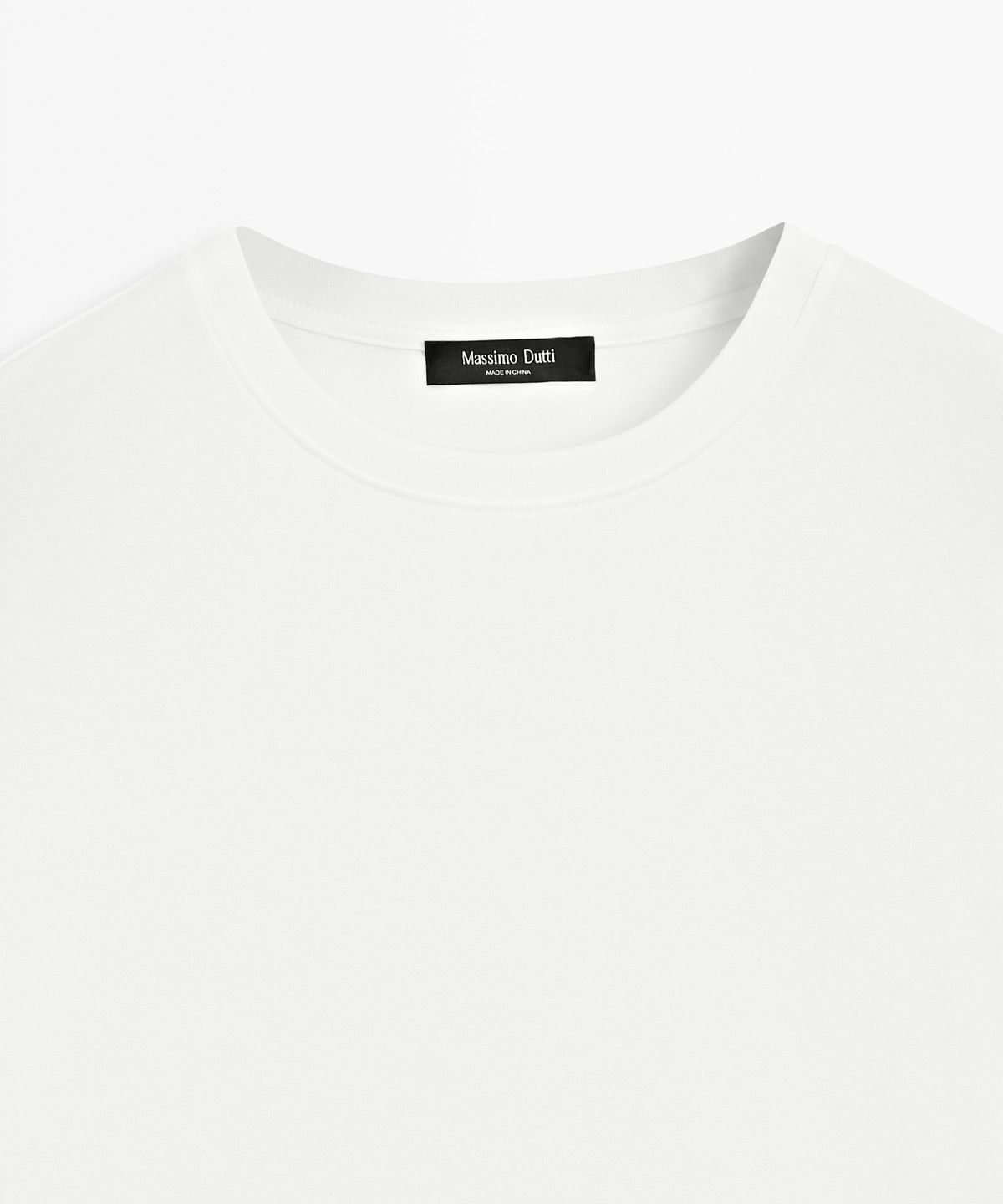 마시모두띠(MASSIMO DUTTI) 슬림 핏 반팔 티셔츠