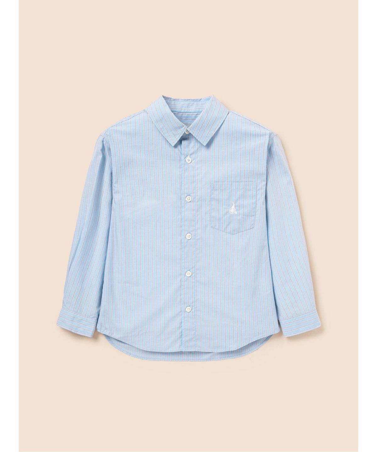 빈폴 키즈(BEANPOLE KIDS) 클래식 스트라이프 셔츠  스카이 블루 (BI6864U04Q)