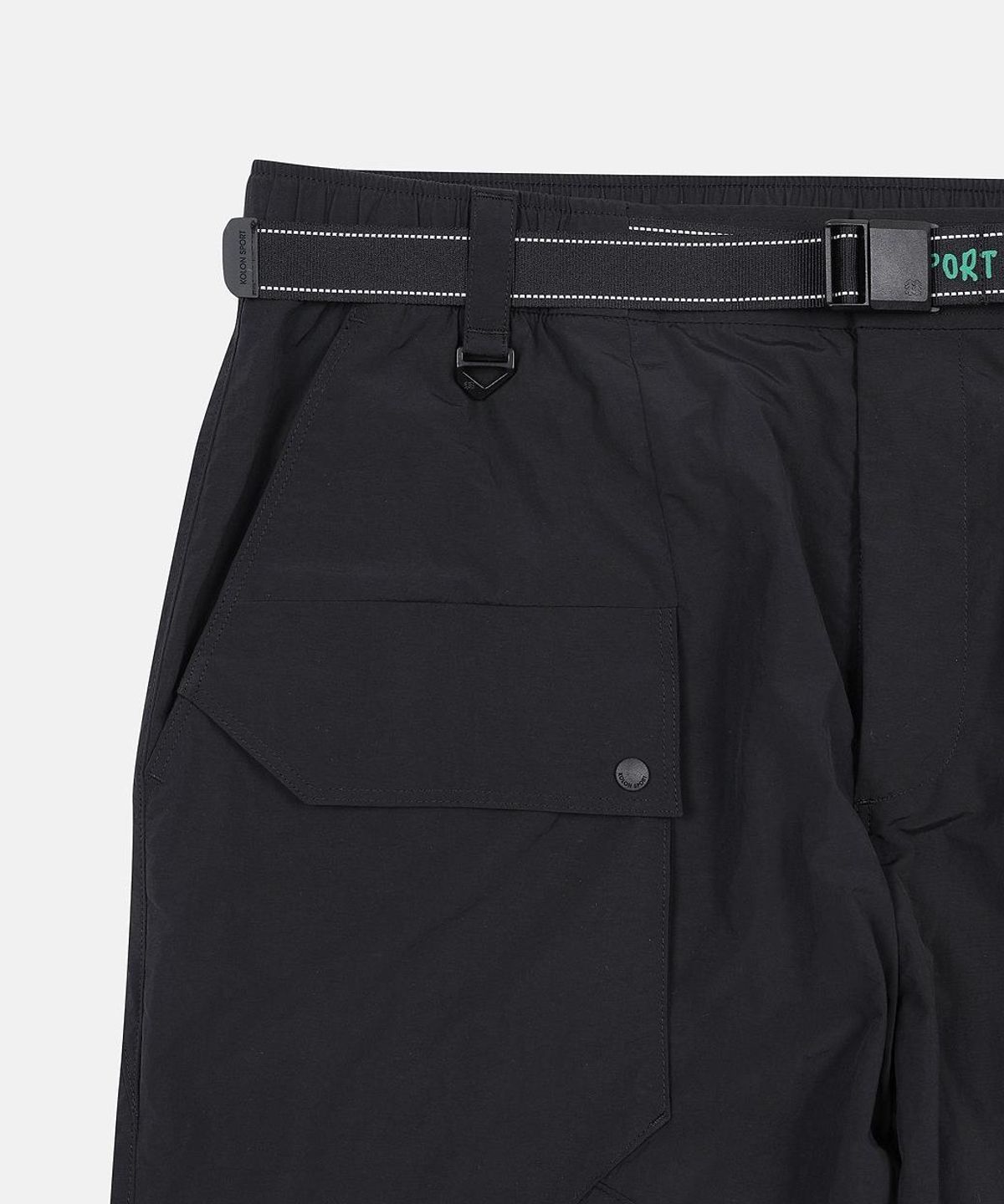 코오롱스포츠(KOLON SPORT) 남성 루즈핏 디테쳐블 팬츠 TLPNA26401BLK