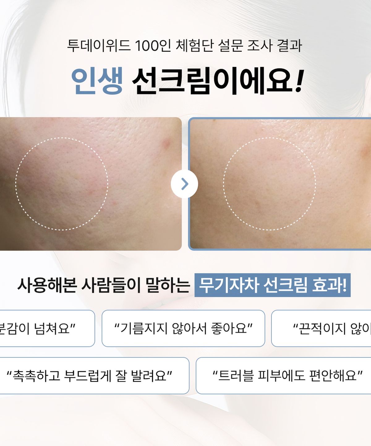 투데이위드(TODAY WITH) 무기자차 수분선크림 SPF50+ PA++++ 60ml