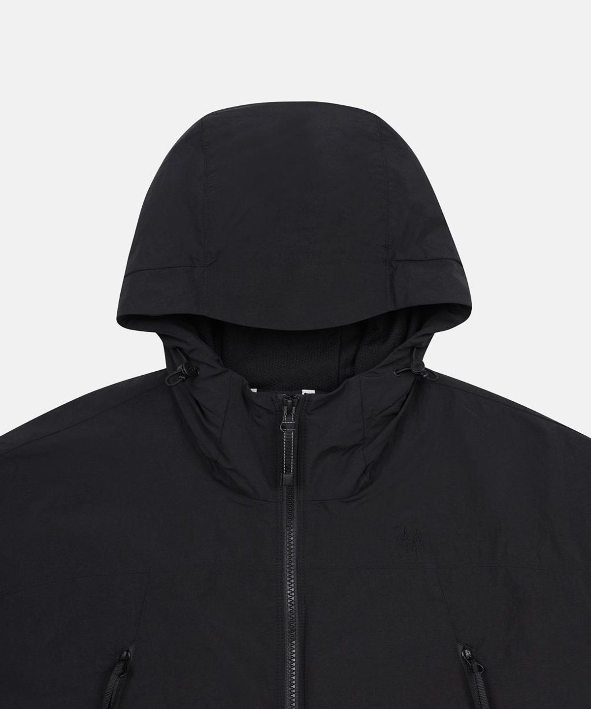 코오롱스포츠(KOLON SPORT) 여성 메쉬 크롭 후드 재킷 TVJJA26402BLK