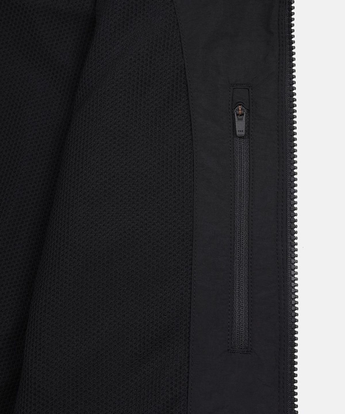 코오롱스포츠(KOLON SPORT) 여성 메쉬 크롭 후드 재킷 TVJJA26402BLK