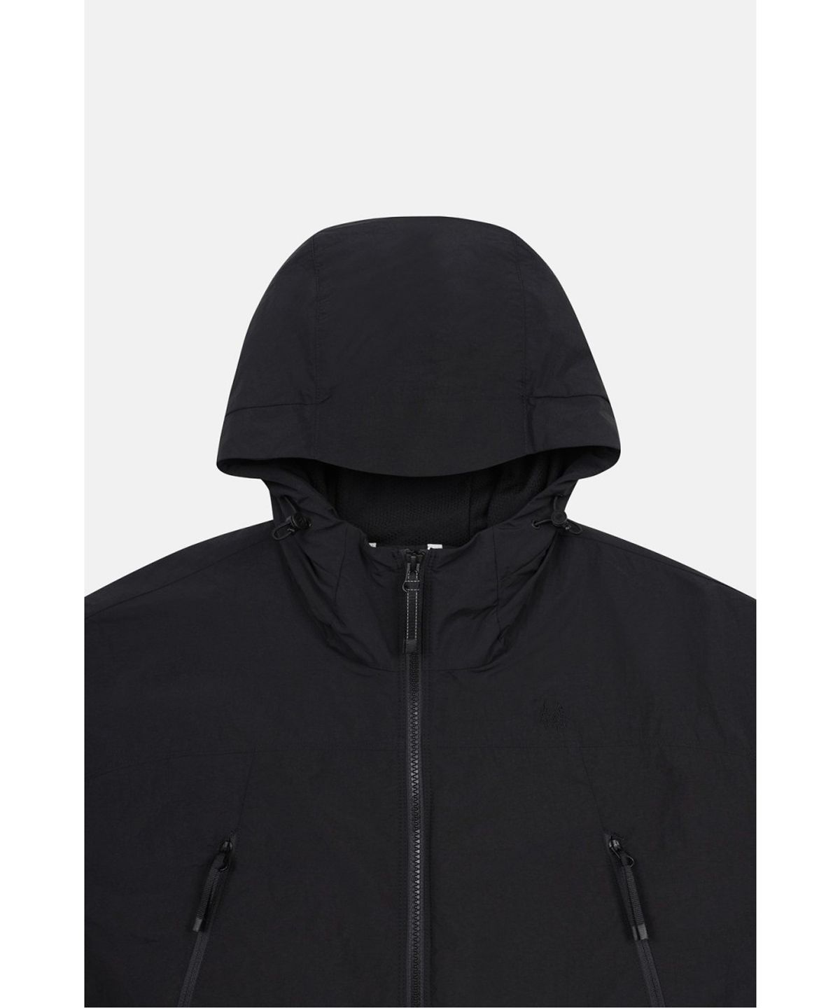 코오롱스포츠(KOLON SPORT) 여성 메쉬 크롭 후드 재킷 TVJJA26402BLK