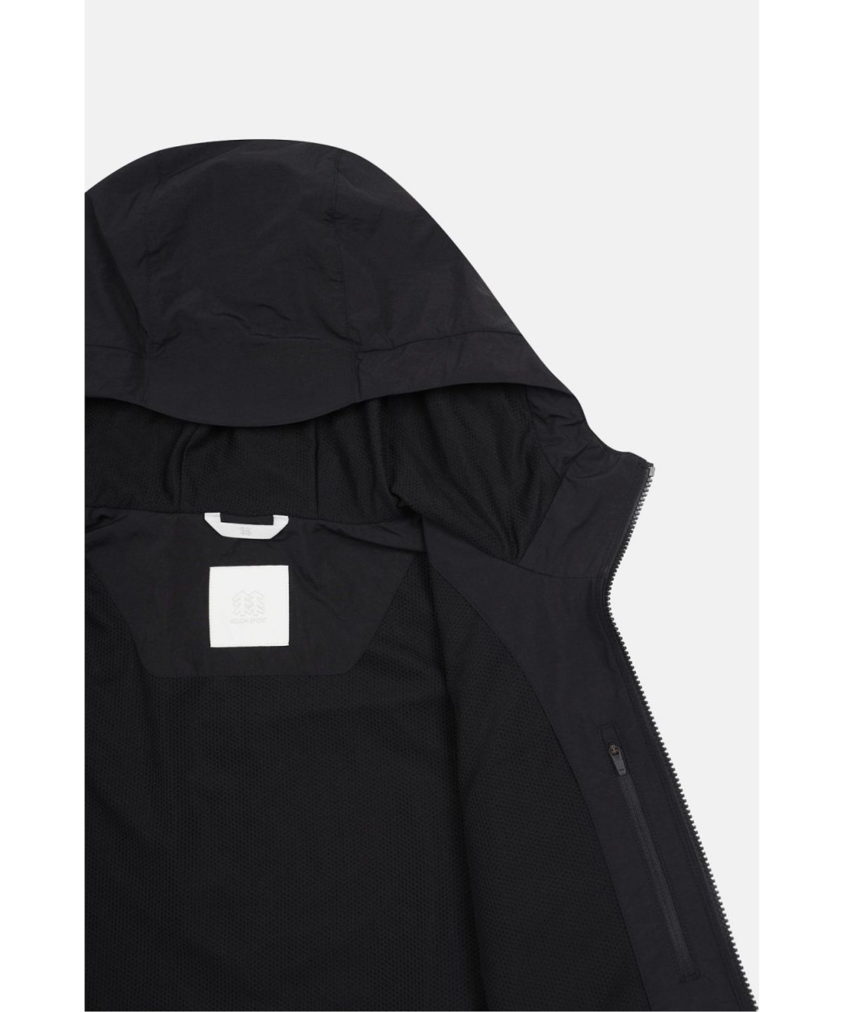 코오롱스포츠(KOLON SPORT) 여성 메쉬 크롭 후드 재킷 TVJJA26402BLK